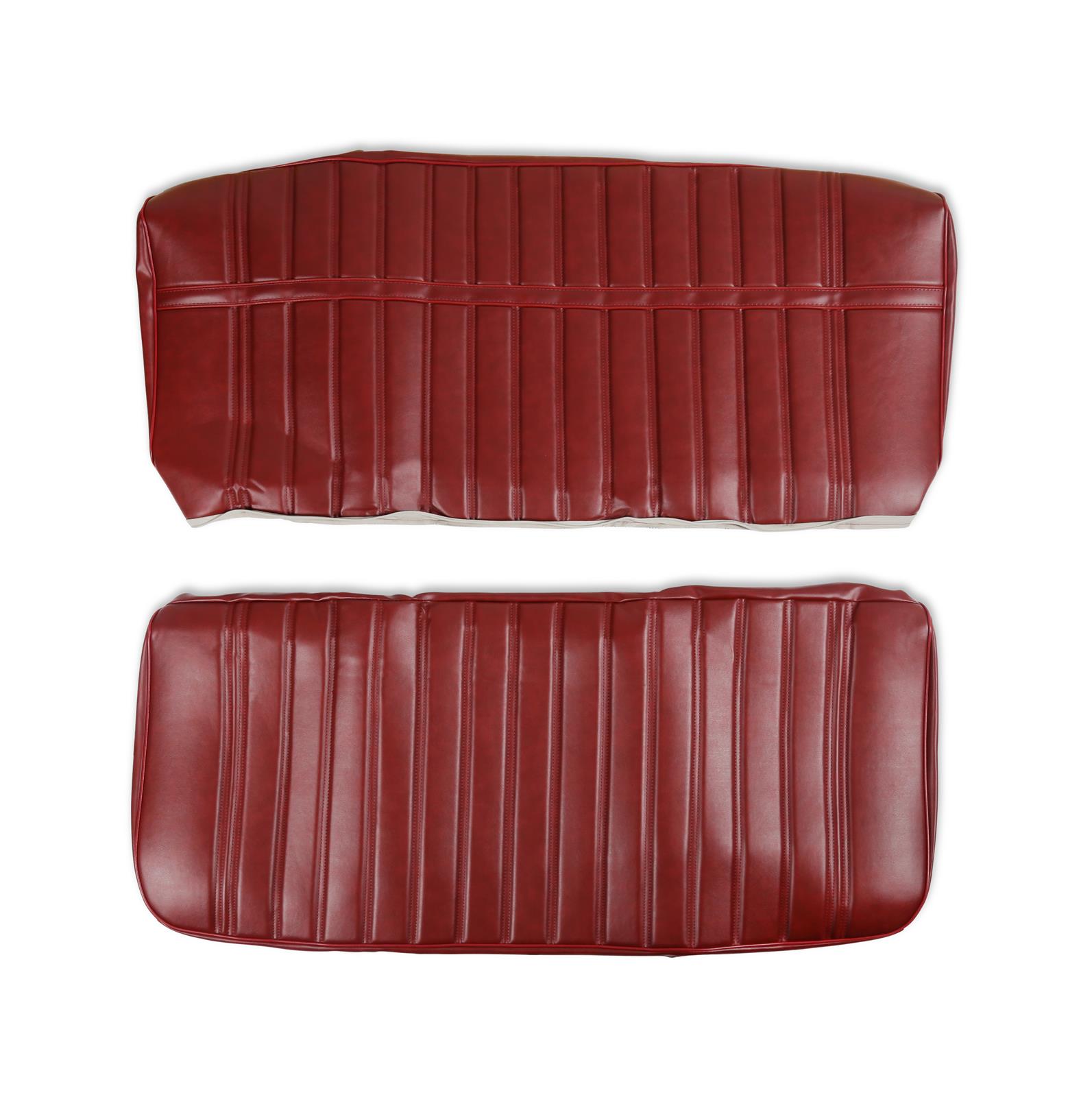 Brothers Trucks Seat Upholstery 05-286 Upholstery, Bench Type, Vinyl, Maroon, Madrid Grain, Chevrolet, GMC, Each