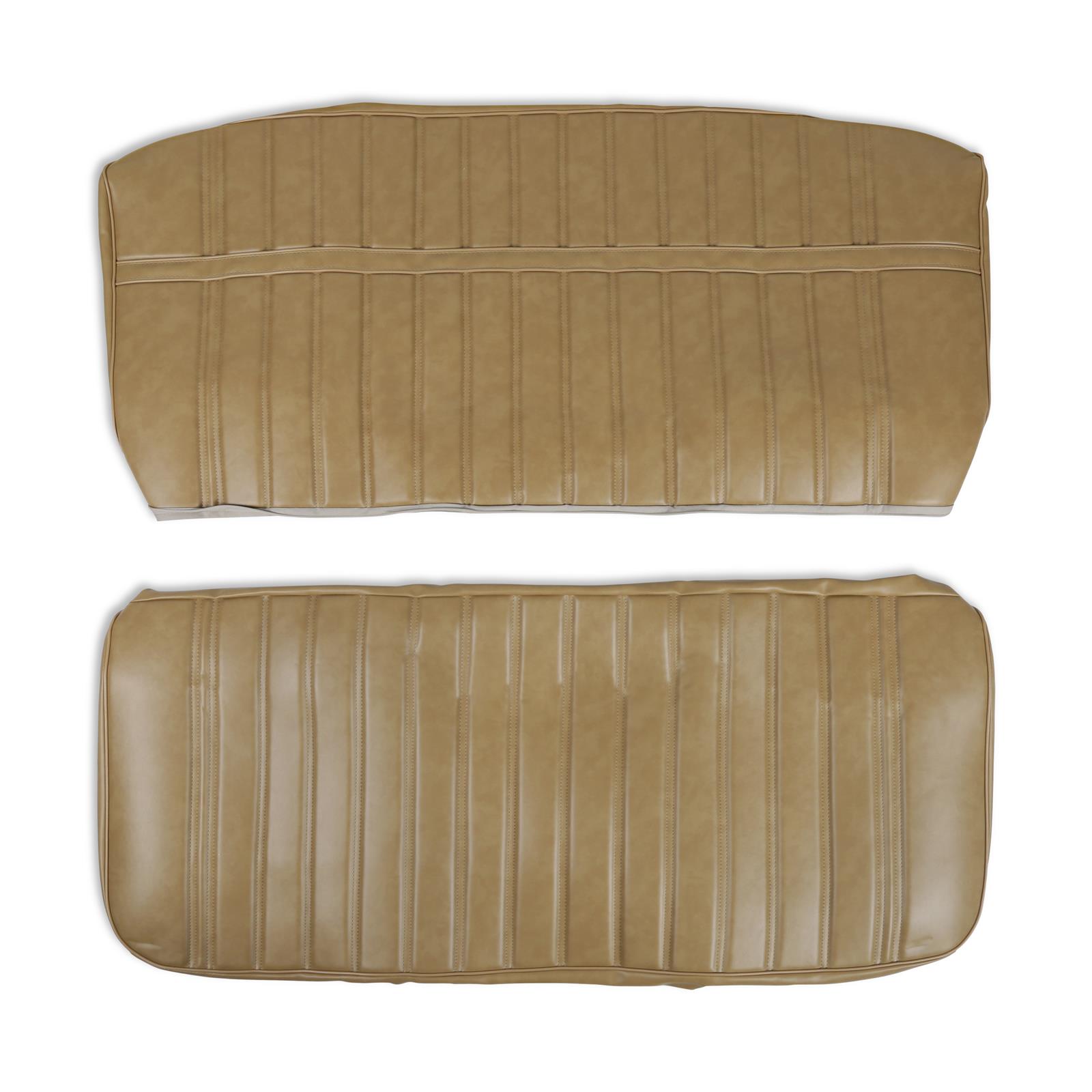 Brothers Trucks Seat Upholstery 05-288 Upholstery, Bench Type, Vinyl, Tan, Madrid Grain, Chevrolet, GMC, Each thumbnail 3