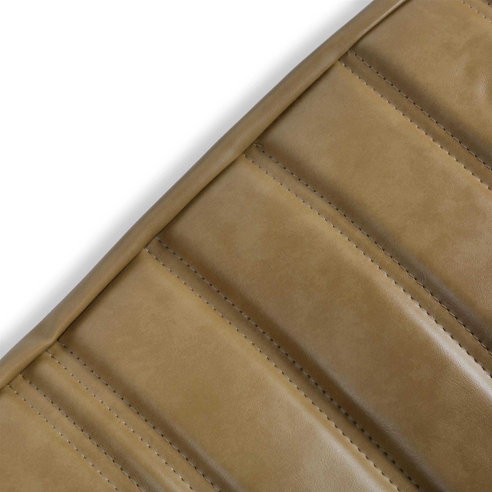 Brothers Trucks Seat Upholstery 05-288 Upholstery, Bench Type, Vinyl, Tan, Madrid Grain, Chevrolet, GMC, Each
