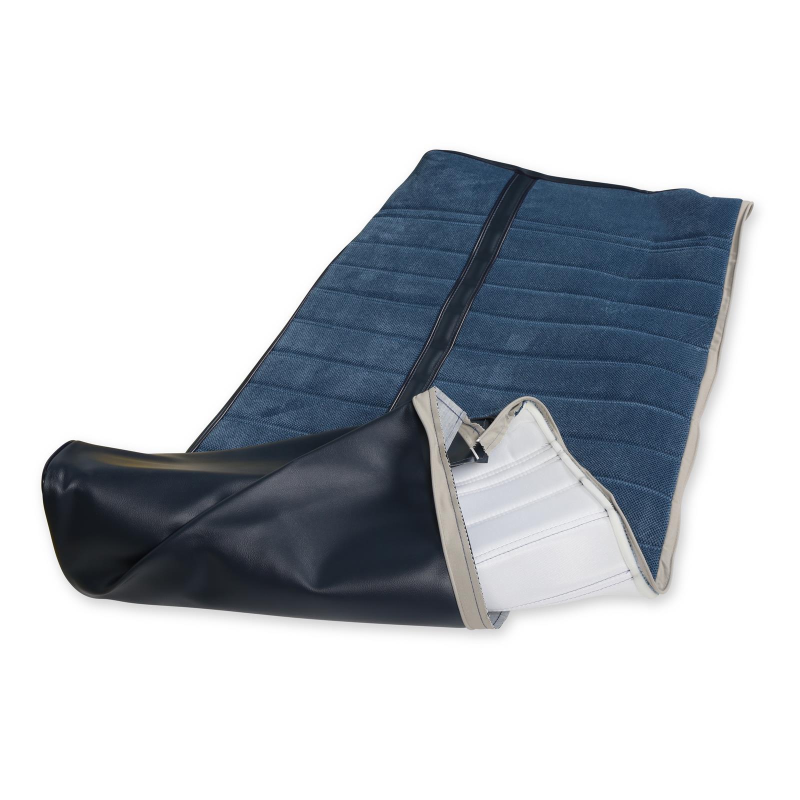 Brothers Trucks Seat Upholstery 05-292 SEAT UPHOLSTERY, 1973-1980 C/K SEAT UPH VINYL/CLOTH BLUE thumbnail 4