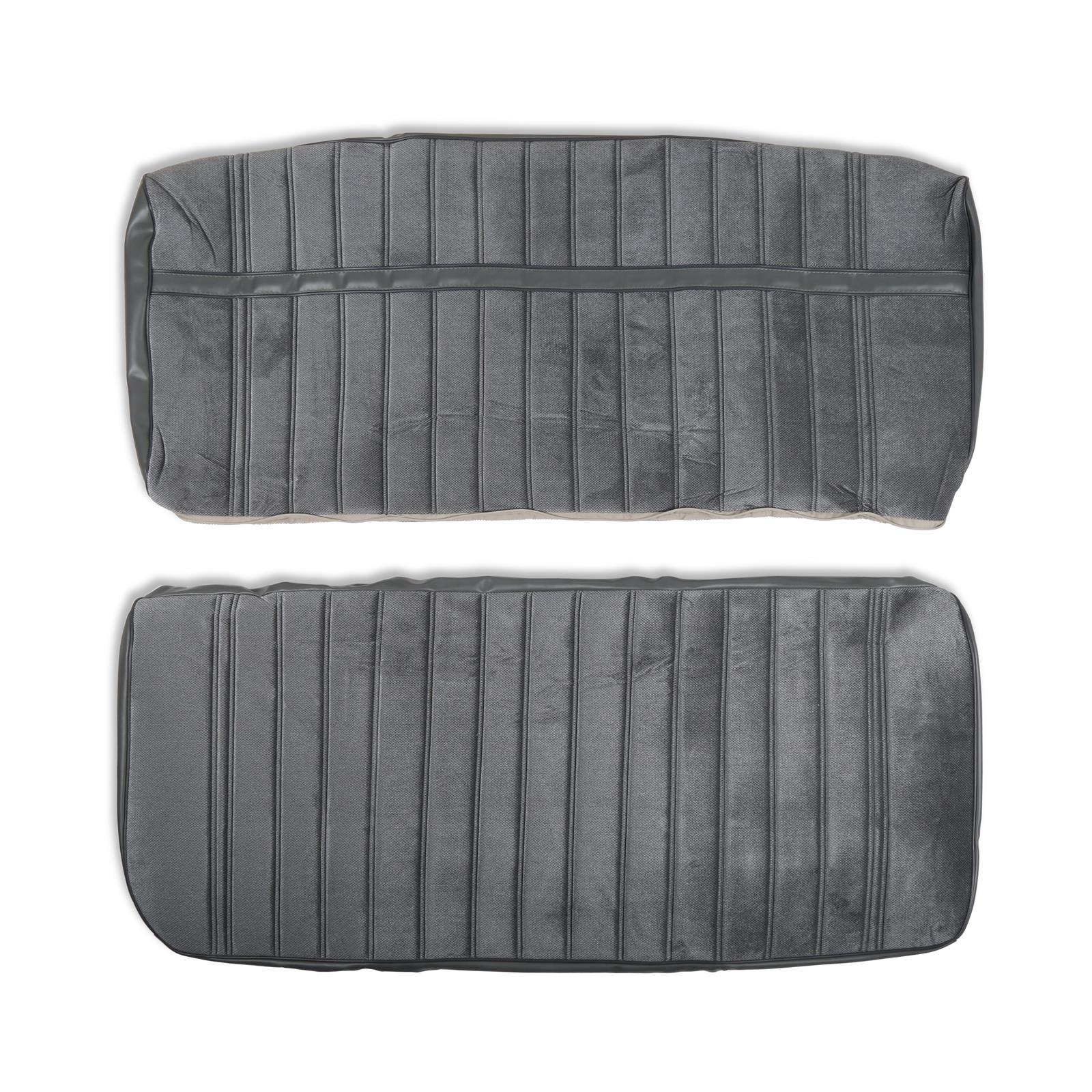 Brothers Trucks Seat Upholstery 05-294 SEAT UPHOLSTERY, 1973-80 C/K SEAT UPH VNYL/CLTH GREY/CHAR thumbnail 3