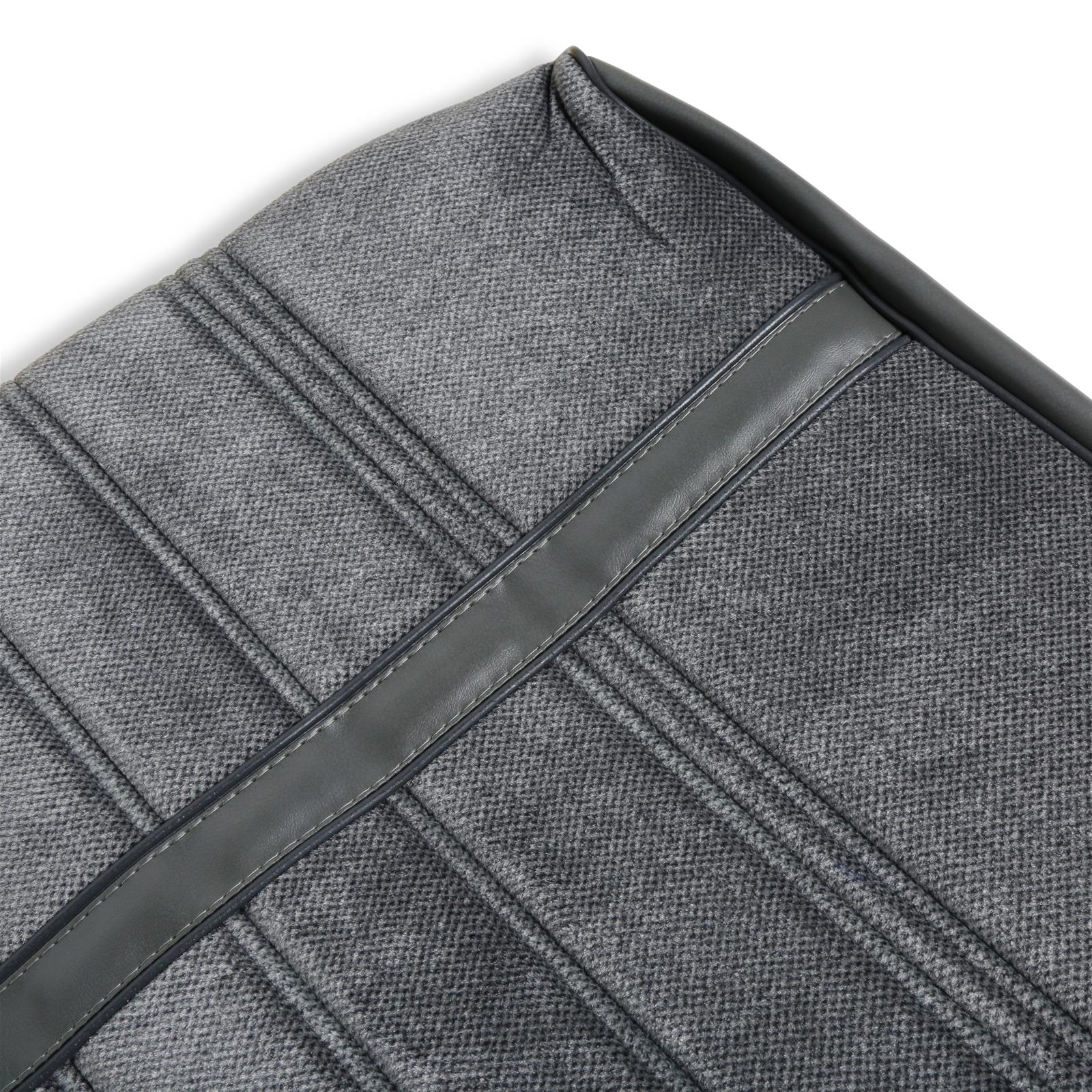 Brothers Trucks Seat Upholstery 05-294 SEAT UPHOLSTERY, 1973-80 C/K SEAT UPH VNYL/CLTH GREY/CHAR