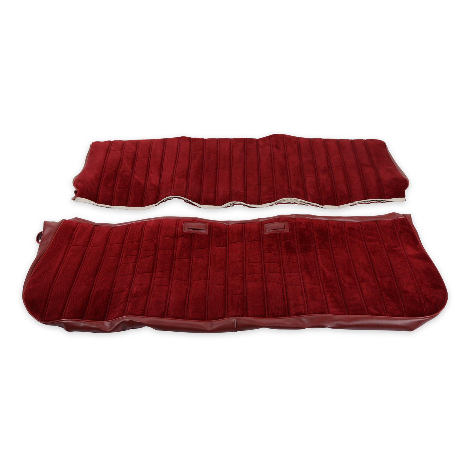 Brothers Trucks Seat Upholstery 05-296 PLEAT, 1981-87 C/K FULL PLT VINYL/CLOTH MAR/BUR thumbnail 5