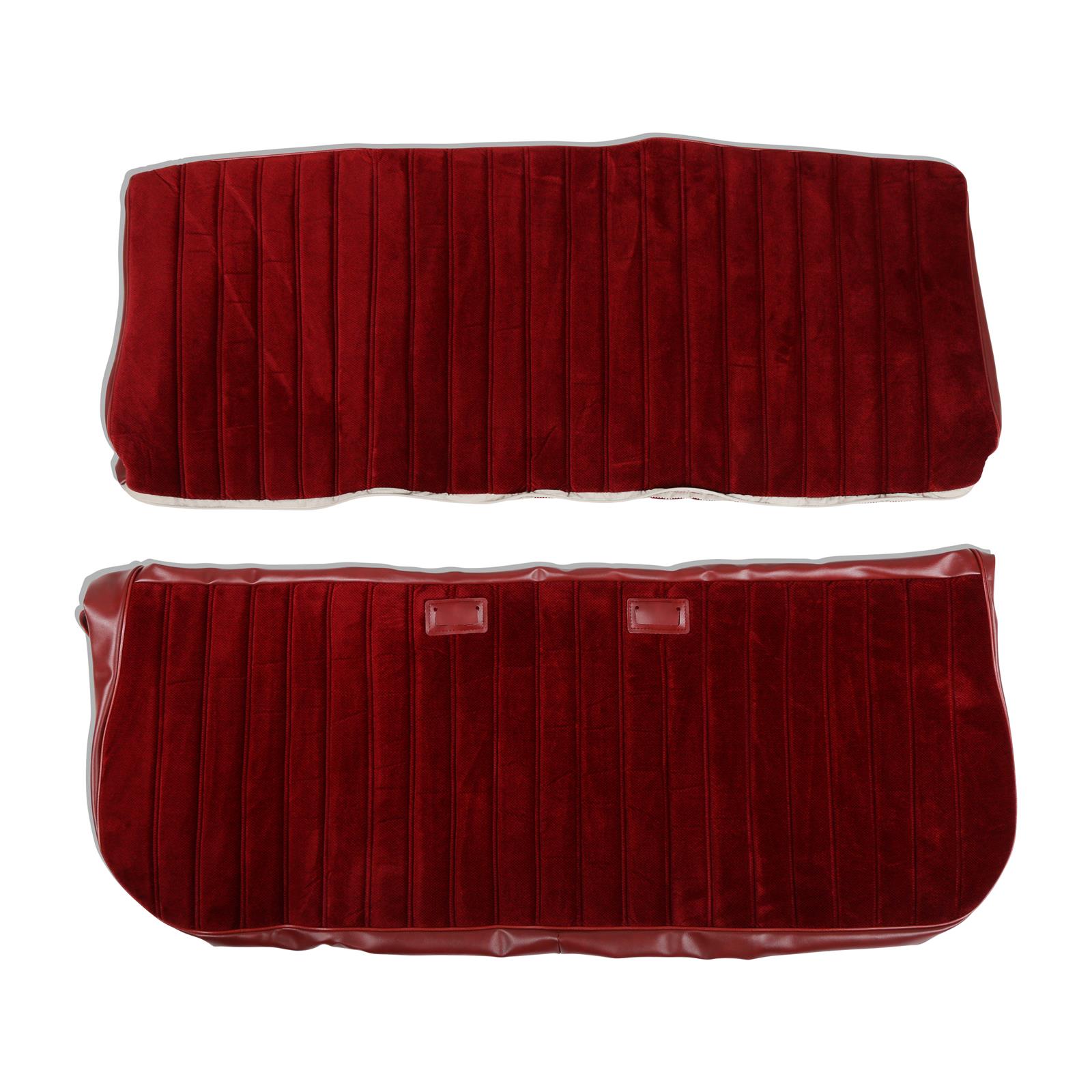 Brothers Trucks Seat Upholstery 05-296 PLEAT, 1981-87 C/K FULL PLT VINYL/CLOTH MAR/BUR thumbnail 3