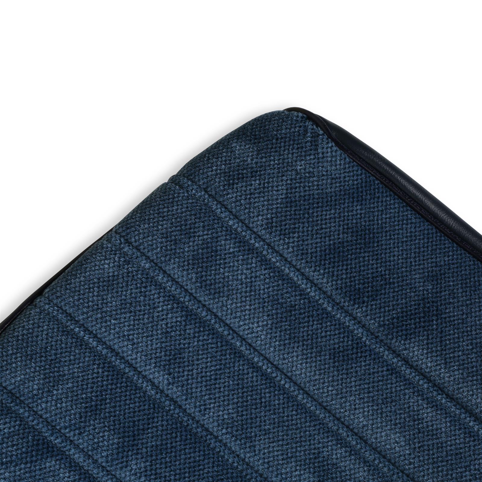 Brothers Trucks Seat Upholstery 05-297 PLEAT, 1981-87 C/K FULL PLT SEAT VINYL/CLTH BLU thumbnail 2