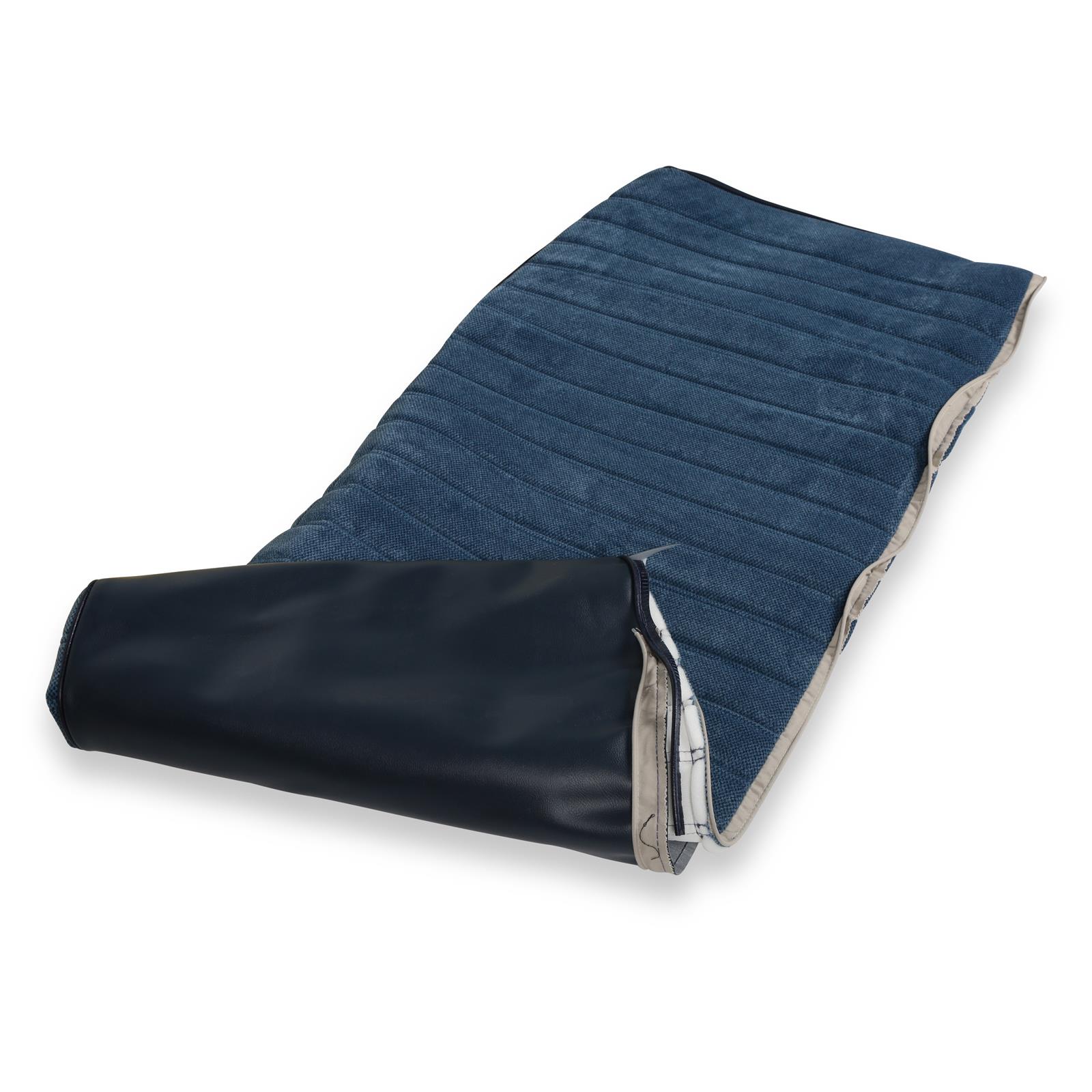 Brothers Trucks Seat Upholstery 05-297 PLEAT, 1981-87 C/K FULL PLT SEAT VINYL/CLTH BLU thumbnail 5