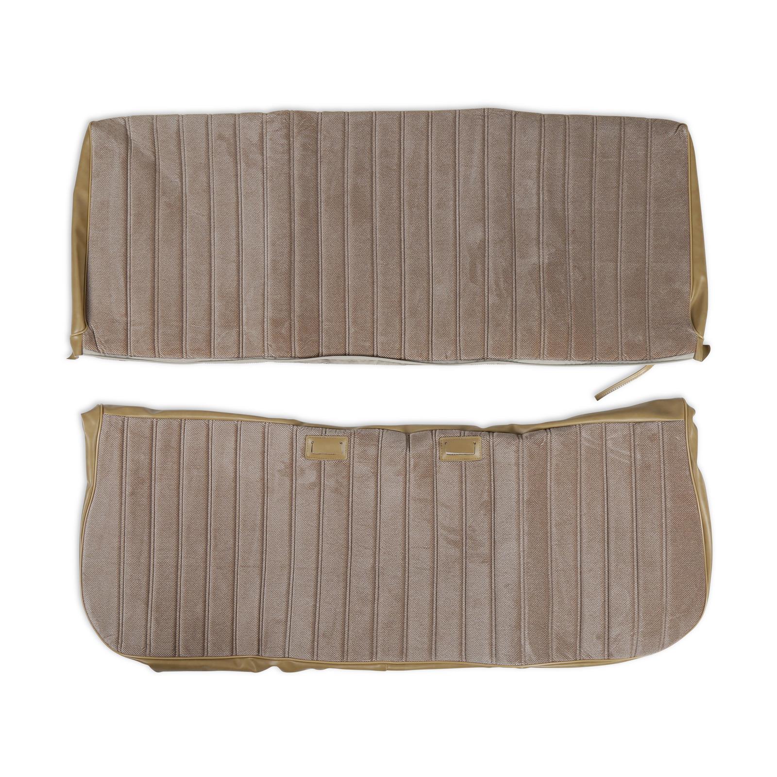 Brothers Trucks Seat Upholstery 05-298 PLEAT, 1981-87 C/K FULL PLT SEAT VINYL/CLTH TAN thumbnail 2