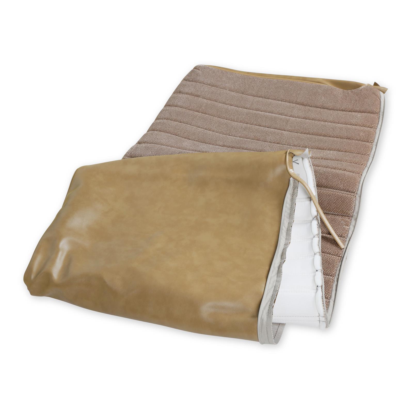 Brothers Trucks Seat Upholstery 05-298 PLEAT, 1981-87 C/K FULL PLT SEAT VINYL/CLTH TAN thumbnail 5