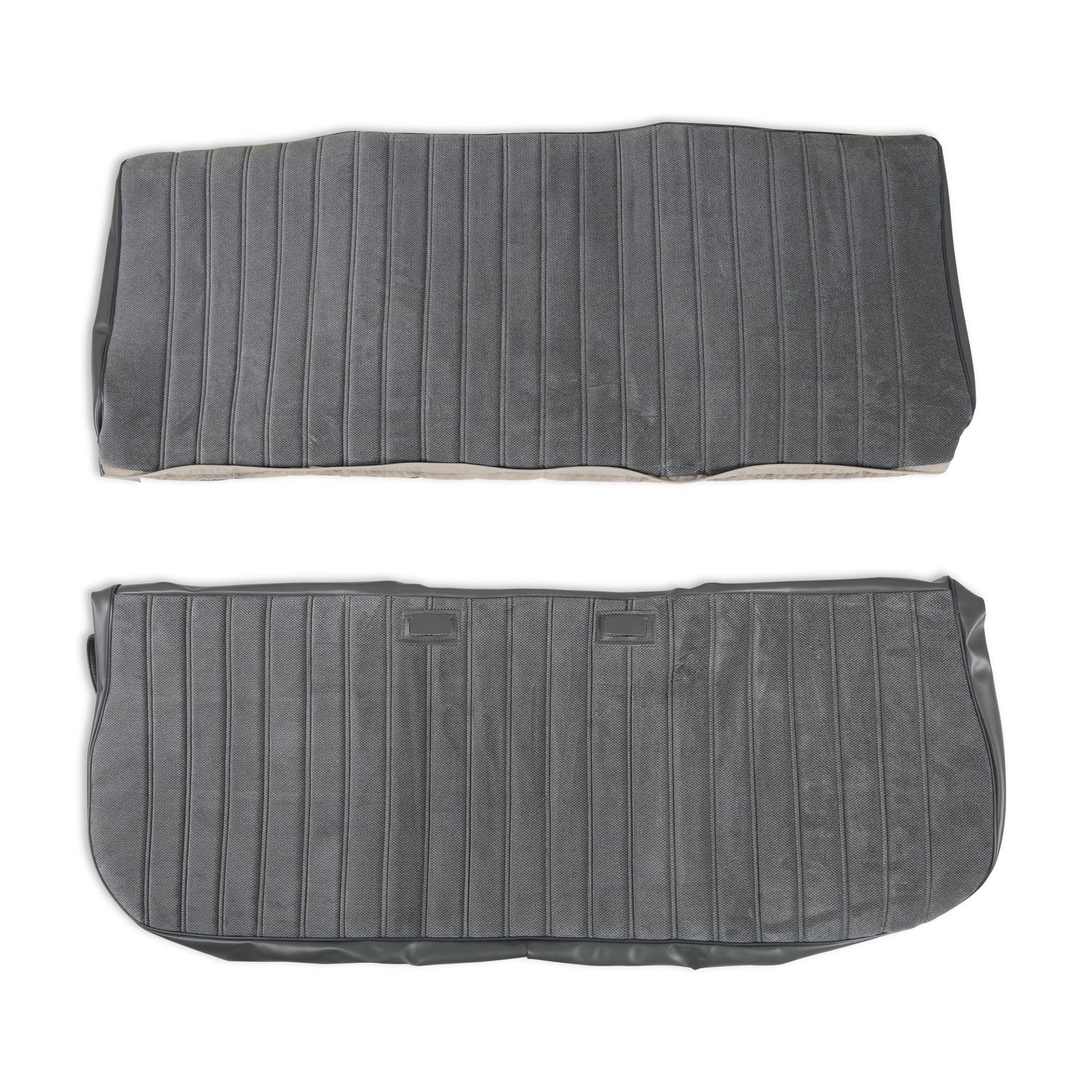 Brothers Trucks Seat Upholstery 05-299 PLEAT, 1981-87 C/K FULL PLT VINYL/CLTH GRY/CHAR thumbnail 3