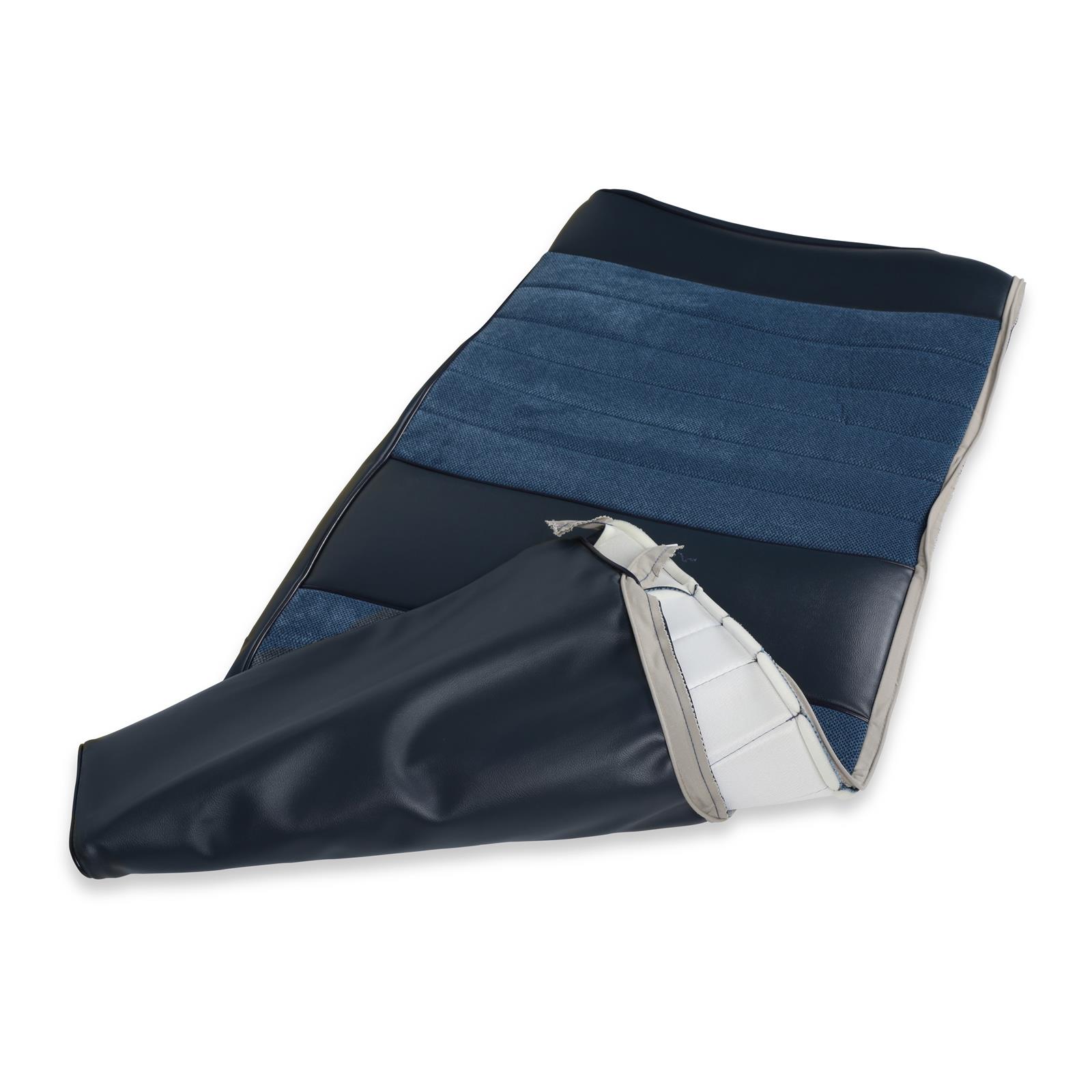 Brothers Trucks Seat Upholstery 05-312 PLEAT, 1981-87 C/K STD PLEAT SEAT VNYL/CLTH BLU thumbnail 4