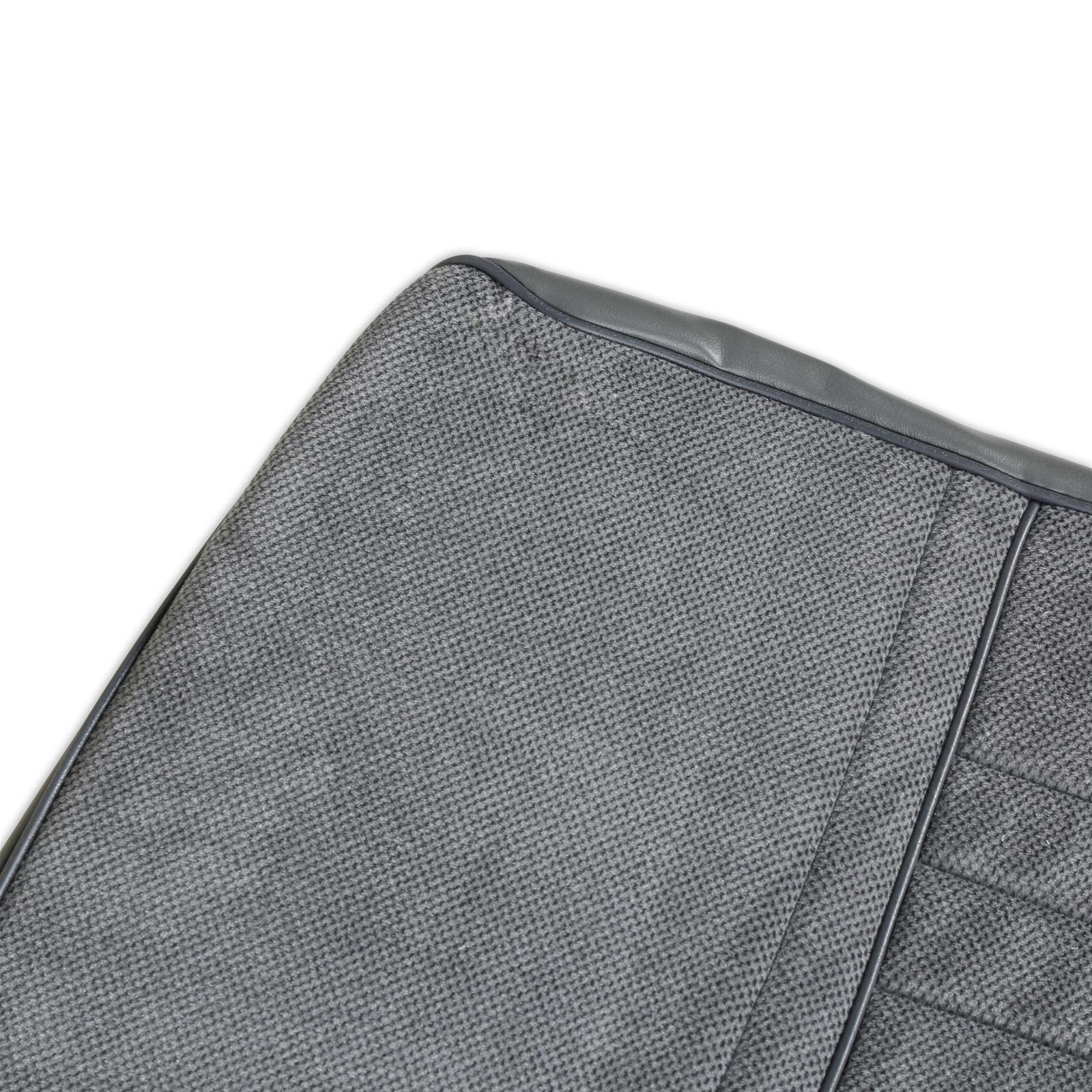 Brothers Trucks Deluxe Seat Upholstery 05-324 PLEAT, 1981-87 C/K DLUX PLET VNYL/CLTH GRY/CHAR thumbnail 2