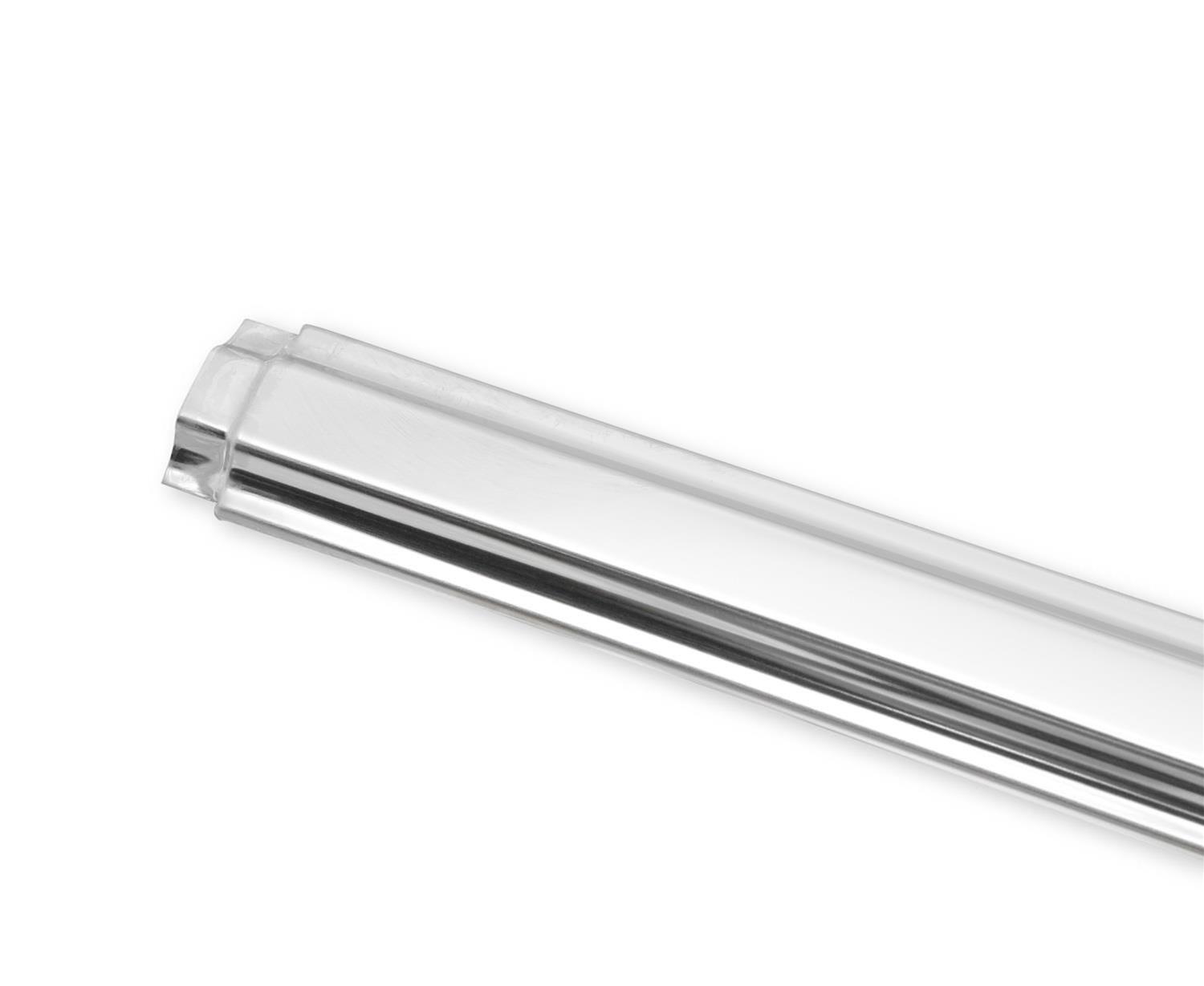Brothers Trucks Grille Moldings 06-102 Moldings, OE Style, Lower with Clips, Aluminum, Clear Anodized, Chevy, GMC, Each thumbnail 2