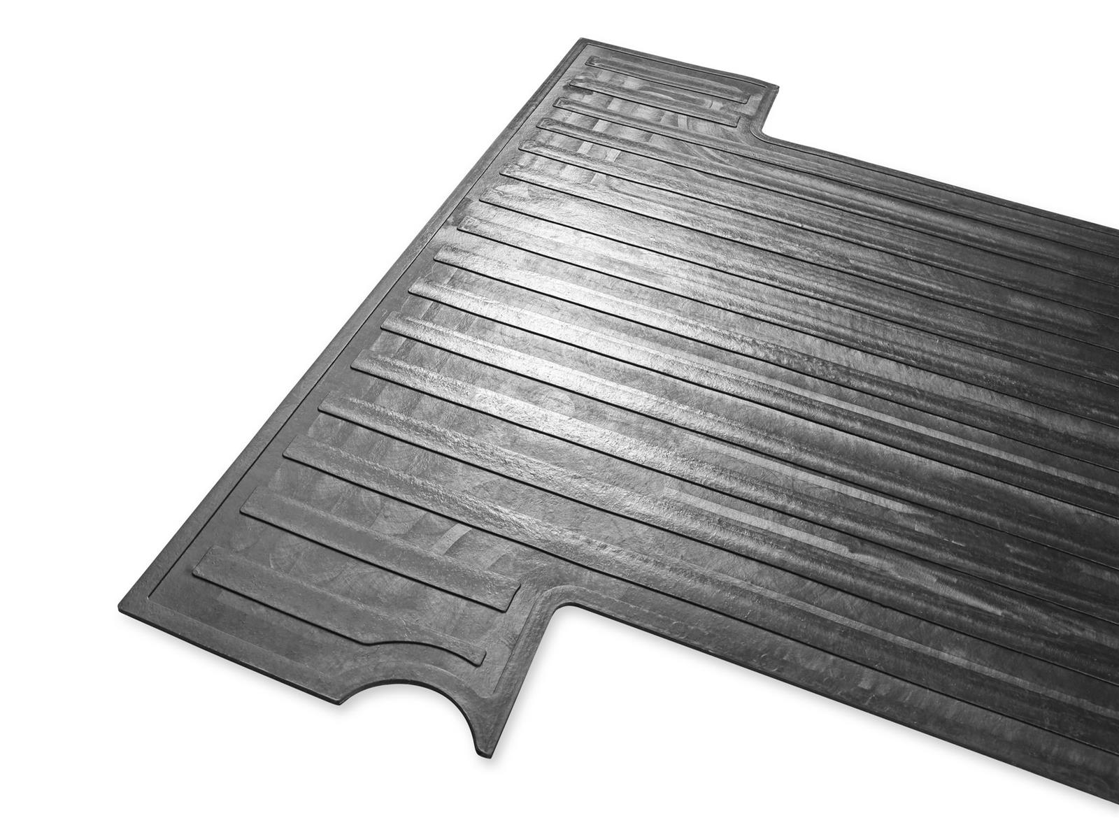 Brothers Trucks Heavy-Duty Bed Mats 06-7387BM Mats, Classic Mats, Rubber, Black, Holley Logo, Each thumbnail 2