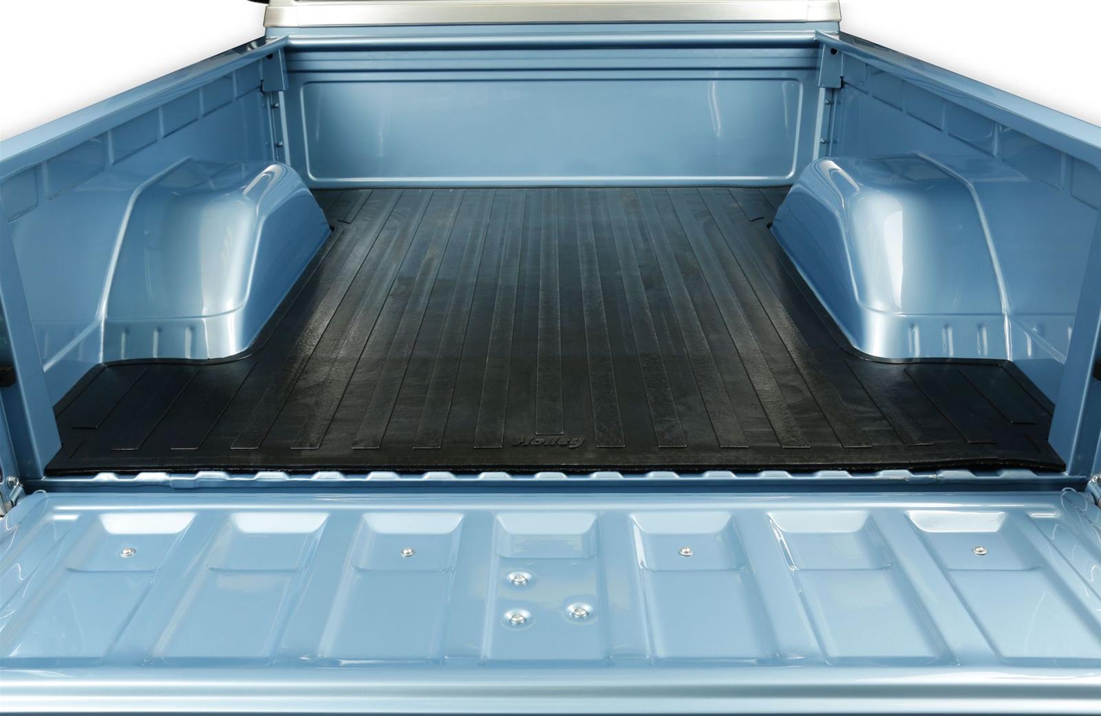 Brothers Trucks Heavy-Duty Bed Mats 06-7387BM Mats, Classic Mats, Rubber, Black, Holley Logo, Each thumbnail 4