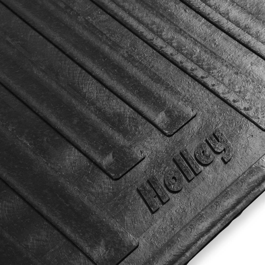 Brothers Trucks Heavy-Duty Bed Mats 06-8293BM Mat, Heavy-Duty, Rubber, Black, Holley Logo, Chevrolet, GMC, Each