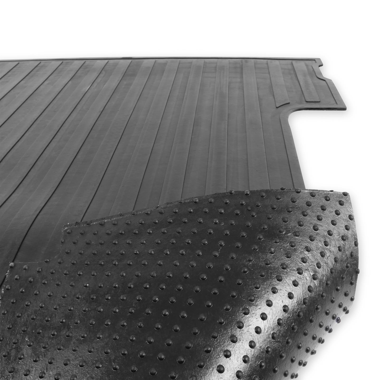 Brothers Trucks Heavy-Duty Bed Mats 06-8898BM Mat, Heavy-Duty, Rubber, Black, Holley Logo, 78.00 in. Length, Fleetside/Styleside, Chevrolet, GMC, Each thumbnail 2