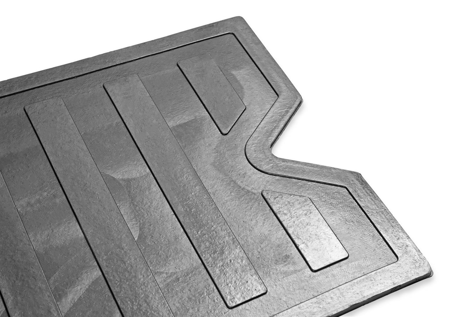 Brothers Trucks Heavy-Duty Bed Mats 06-D100BM Mat, Heavy-Duty, Rubber, Black, Holley Logo, 72.00 in. Length, Fleetside/Styleside, Dodge, Each thumbnail 2