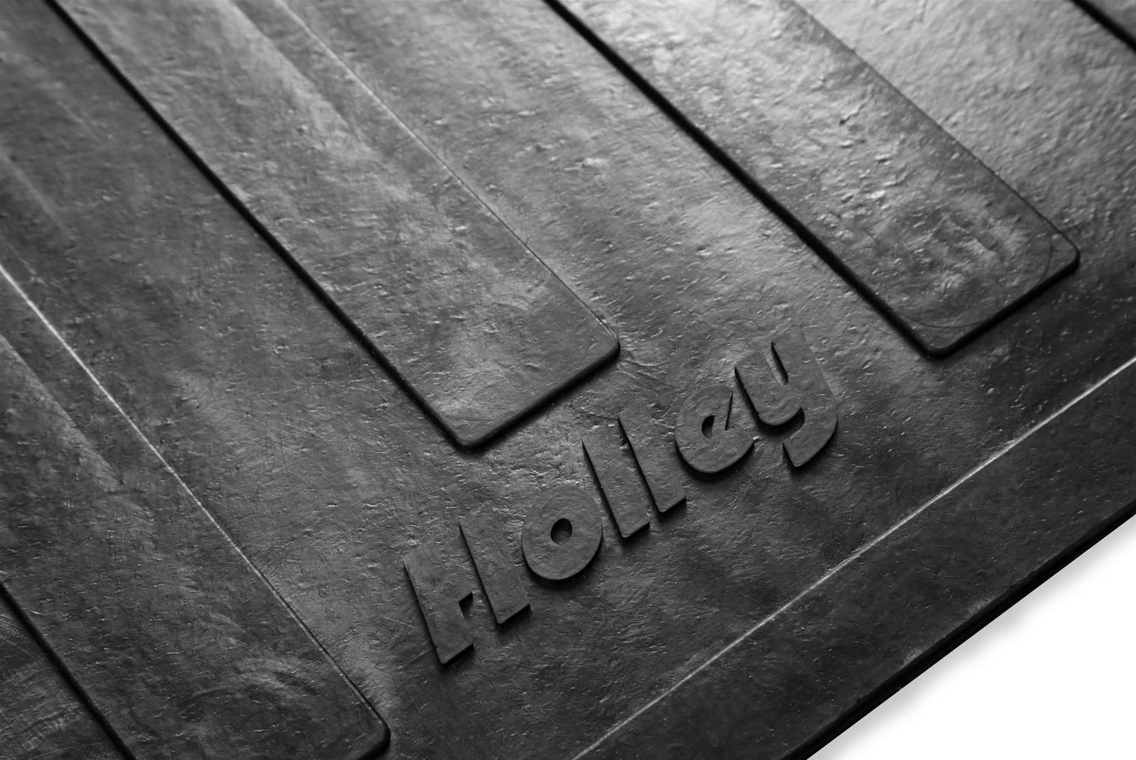 Brothers Trucks Heavy-Duty Bed Mats 06-D100BM Mat, Heavy-Duty, Rubber, Black, Holley Logo, 72.00 in. Length, Fleetside/Styleside, Dodge, Each thumbnail 3
