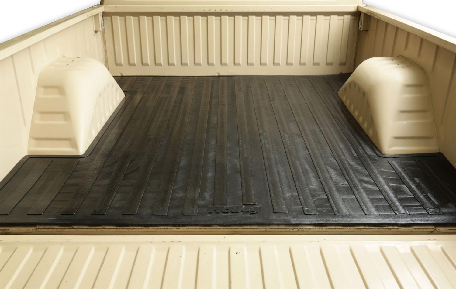 Brothers Trucks Heavy-Duty Bed Mats 06-D100BM Mat, Heavy-Duty, Rubber, Black, Holley Logo, 72.00 in. Length, Fleetside/Styleside, Dodge, Each thumbnail 4