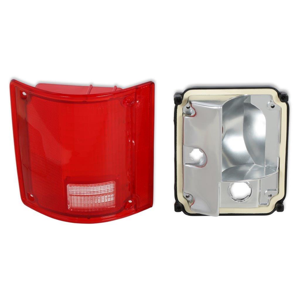 Brothers Trucks Tail Lamps 07-107 Tailight Asemblies, OEM Replacement, Left, Plastic, Red, Chevy, GMC, Each thumbnail 3