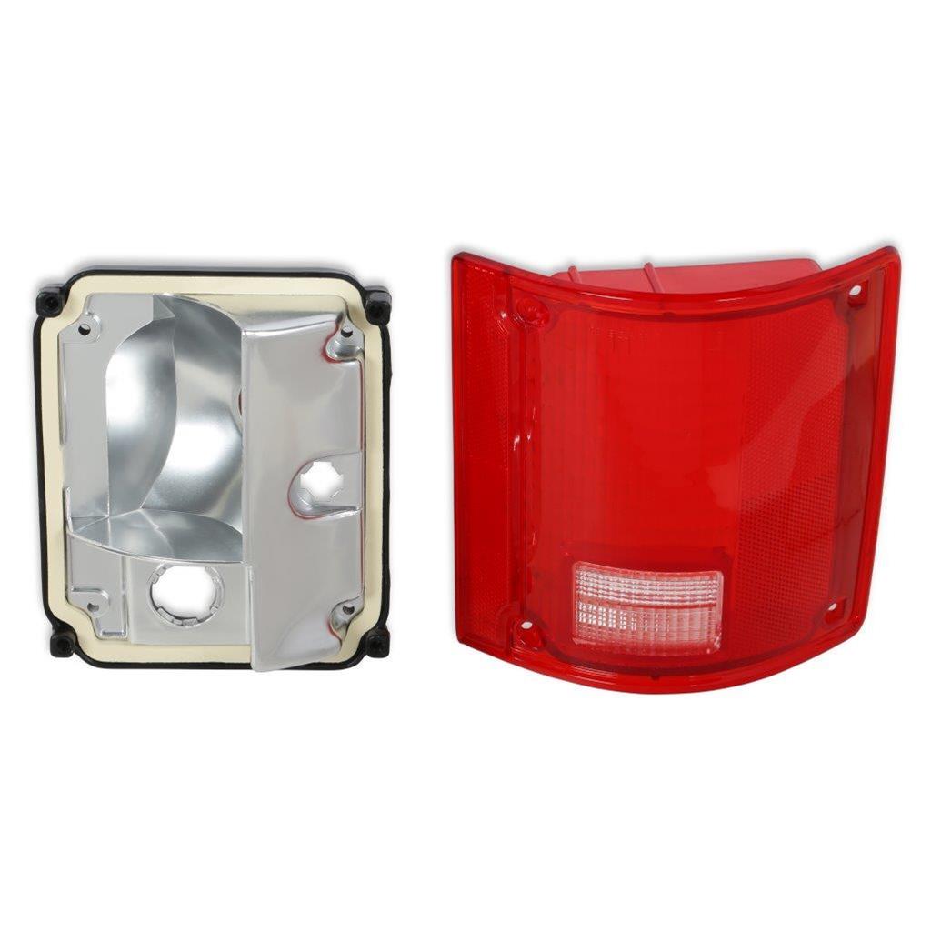 Brothers Trucks Tail Lamps 07-108 Tailight Asemblies, OEM Replacement, Right, Plastic, Red, Chevy, GMC, Each thumbnail 3