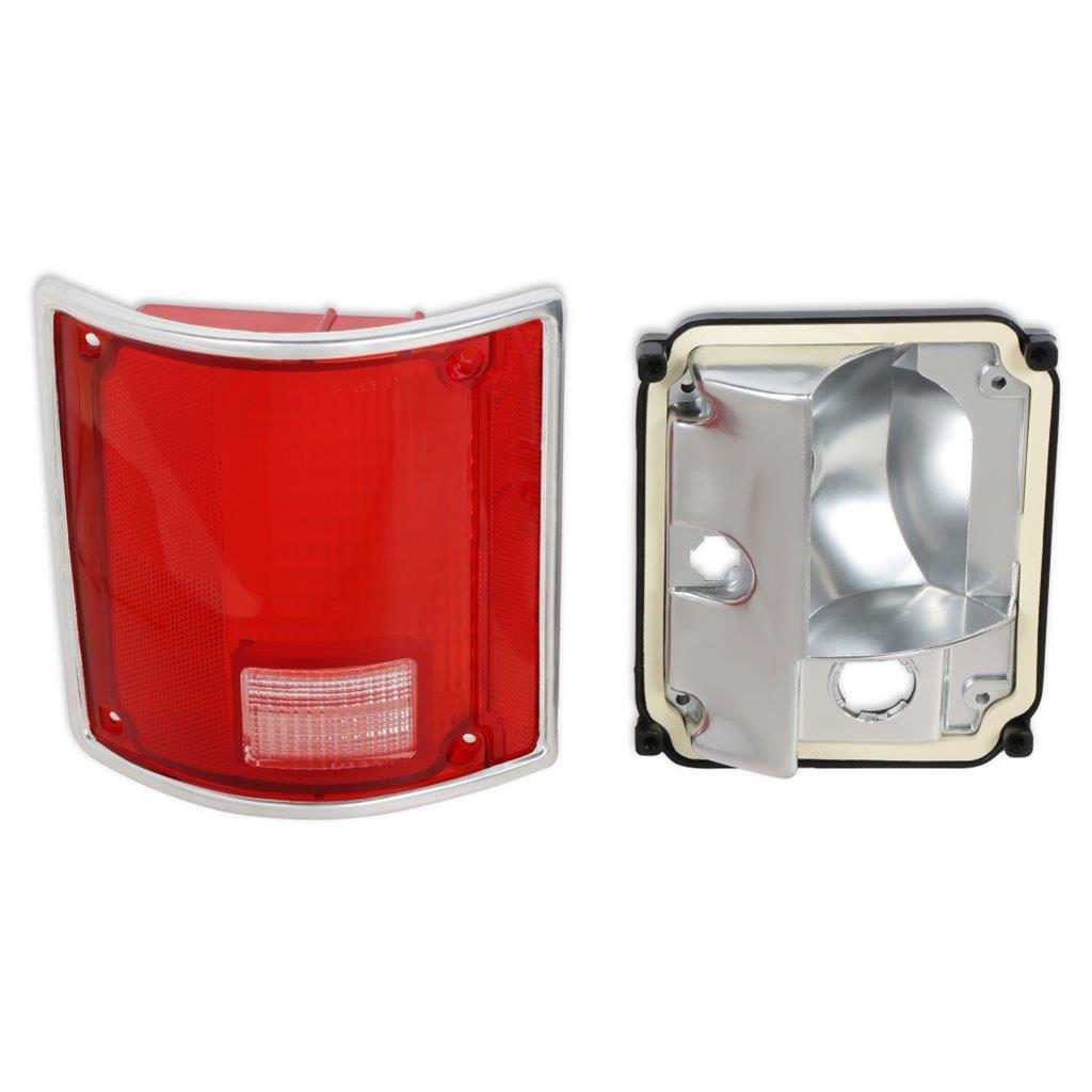 Brothers Trucks Tail Lamps 07-109 Tailight Asemblies, OEM Replacement, Left, Plastic, Red, Chevy, GMC, Each thumbnail 3