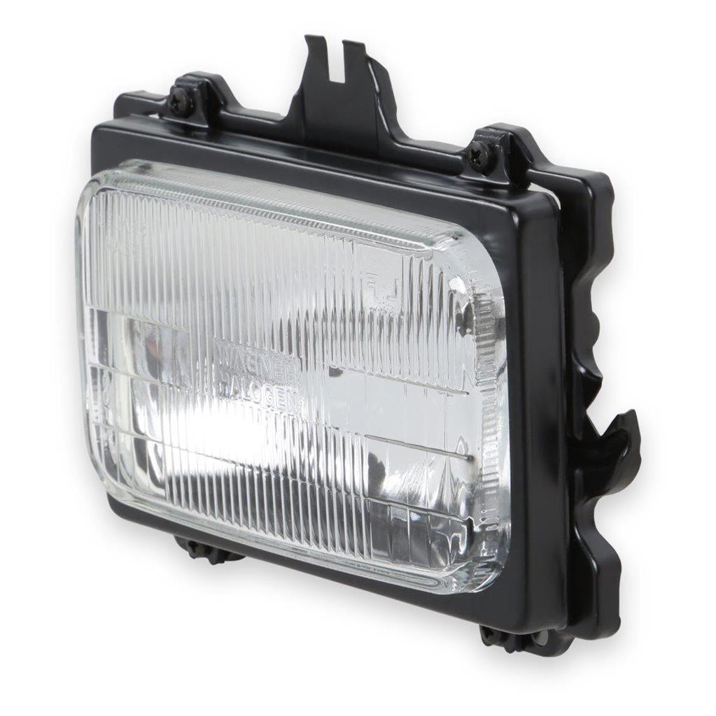 Brothers Trucks GMT400 Dual Headlight Lamps 07-116 Assemblies, Right Outer, Clear Lens, Chevy, GMC, Each thumbnail 6