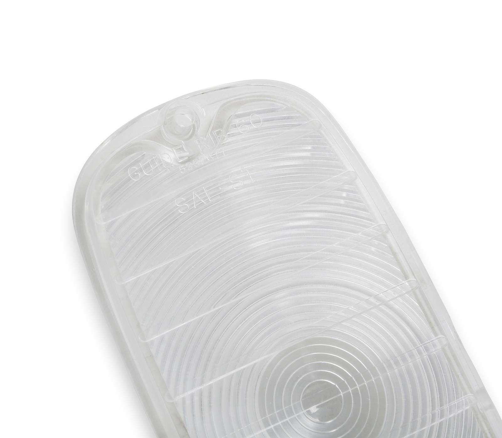 Brothers Trucks Taillight Lenses 07-136 Tailight Components, OE Style, Rear Left or Right, Acrylic, Clear, Bowtie Logo, Chevy, Each thumbnail 4
