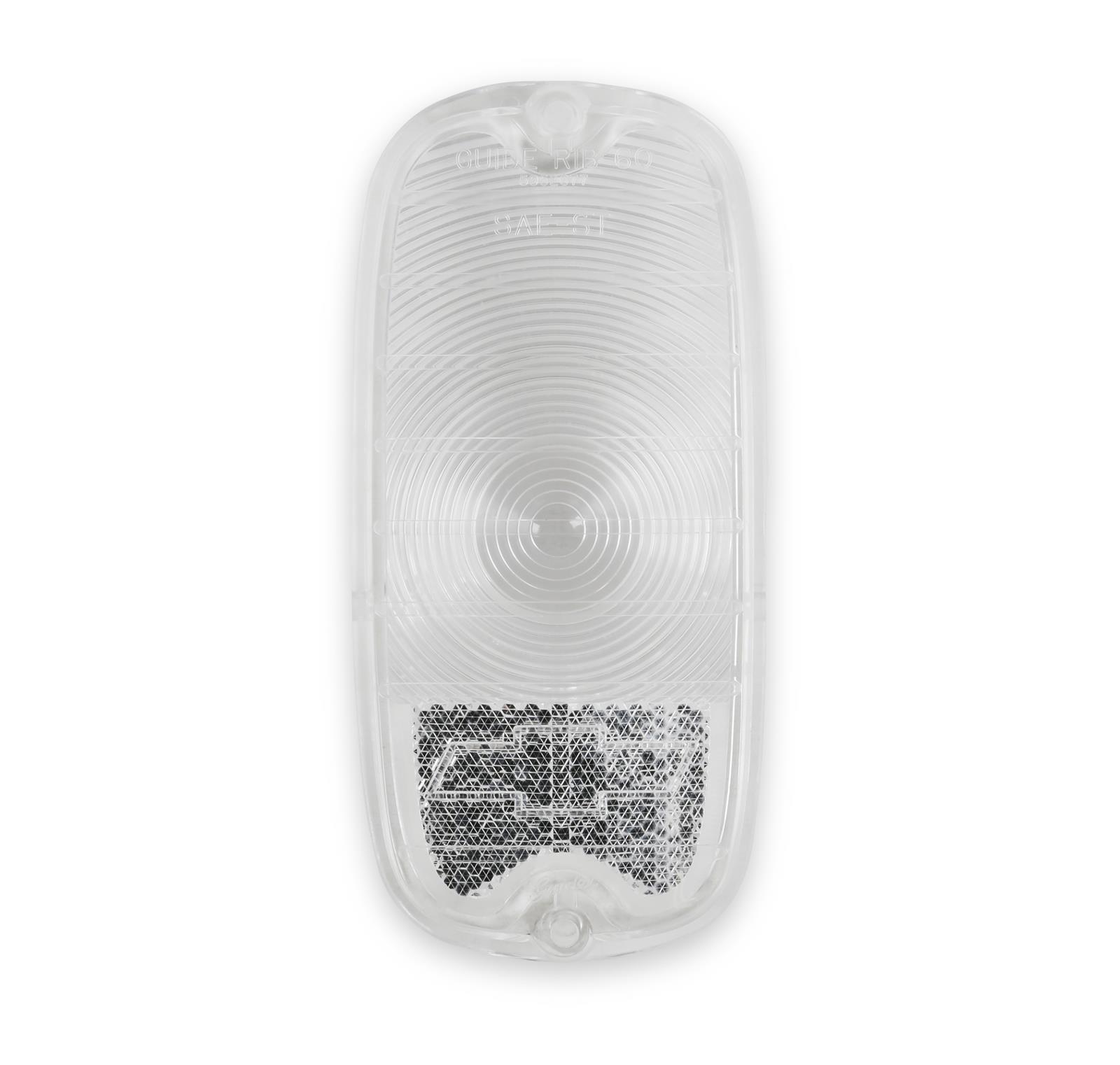 Brothers Trucks Taillight Lenses 07-136 Tailight Components, OE Style, Rear Left or Right, Acrylic, Clear, Bowtie Logo, Chevy, Each