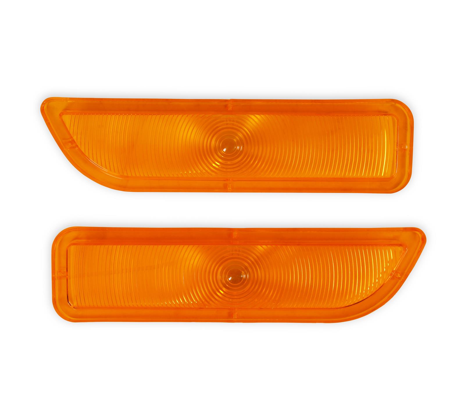 Brothers Trucks Parking Light Lenses 07-140 Lens, OE Style, Driver or Passenger Front, Acrylic, Amber, GMC, Pair thumbnail 2