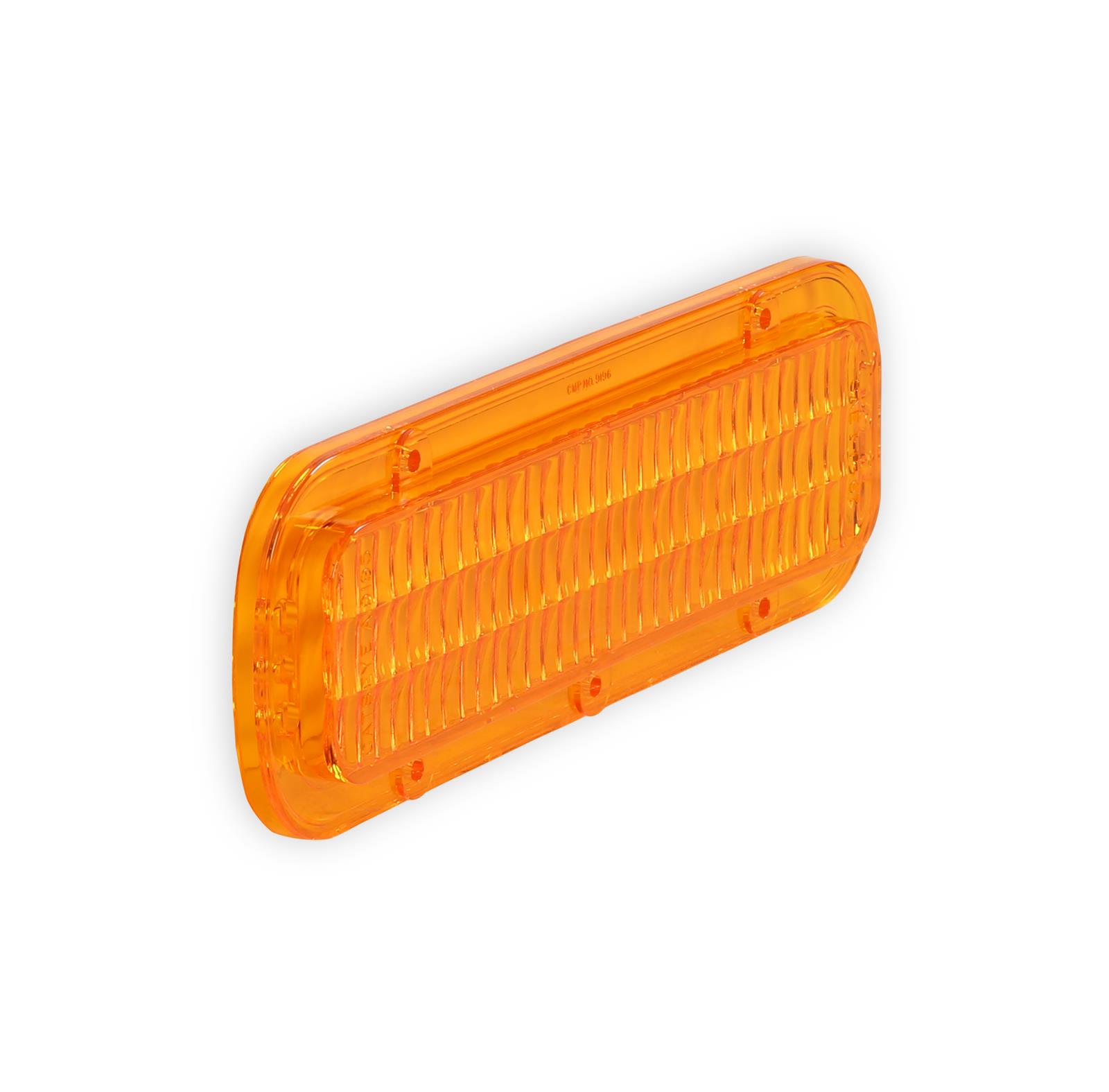 Brothers Trucks Parking Light Lenses 07-142 Lens, OE Style, Driver or Passenger Front, Acrylic, Amber, GMC, Each