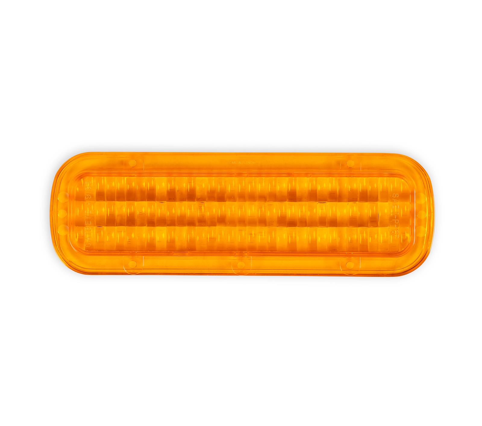 Brothers Trucks Parking Light Lenses 07-142 Lens, OE Style, Driver or Passenger Front, Acrylic, Amber, GMC, Each thumbnail 4