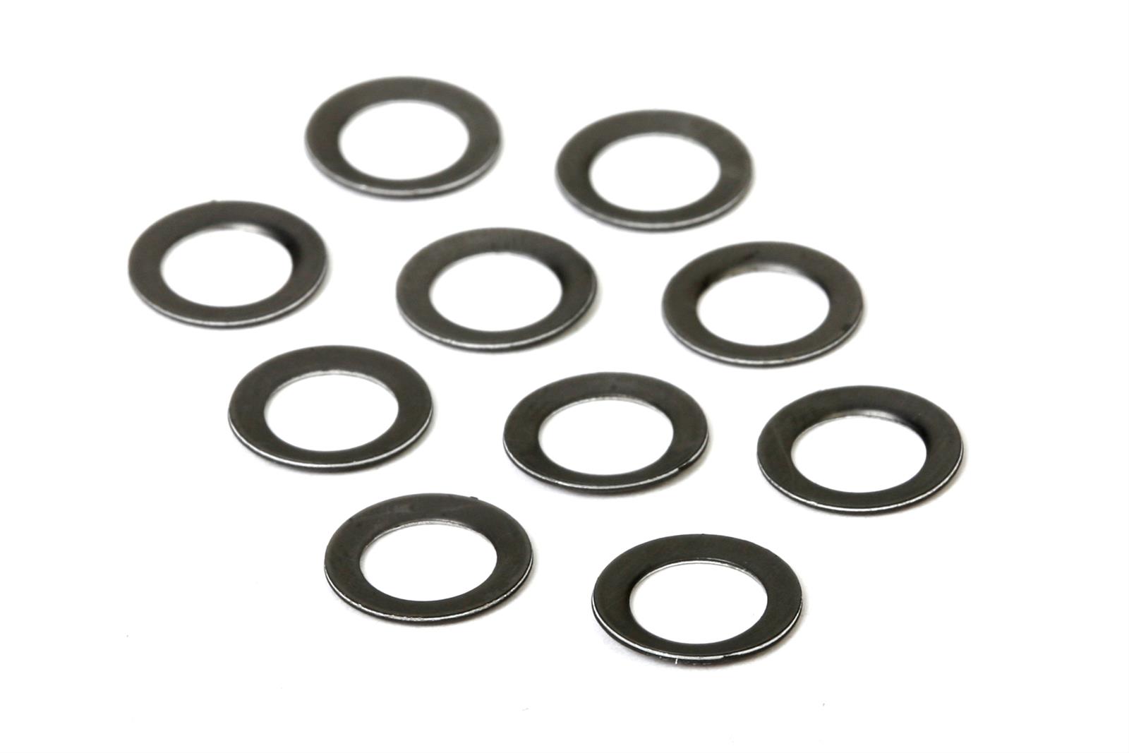 Holley Carburetor Discharge Nozzle Gaskets 1008-844 Gaskets, Nozzle, Aluminum, Center Nozzle, Holley, R4224, 10-piece, Set
