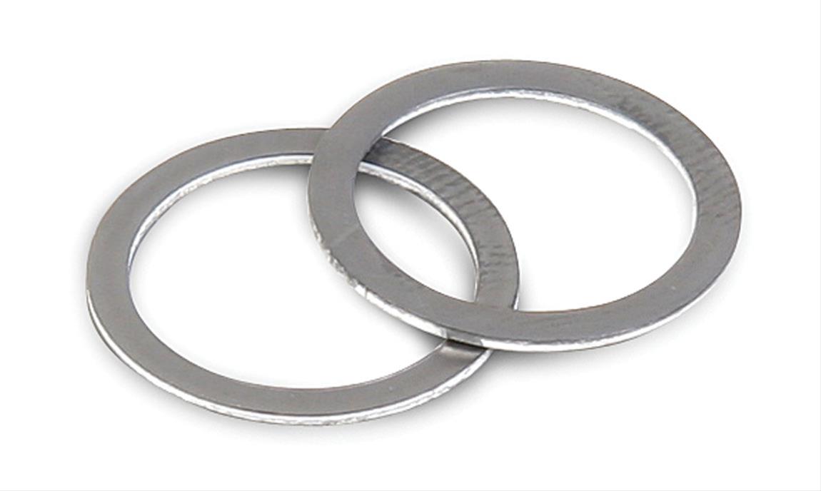 Holley Fuel Bowl Inlet Fitting Gaskets 108-1 Carburetor Gaskets, Inlet, Gasket, 9/16 in. Inner Diameter, Aluminum, Pair thumbnail 2