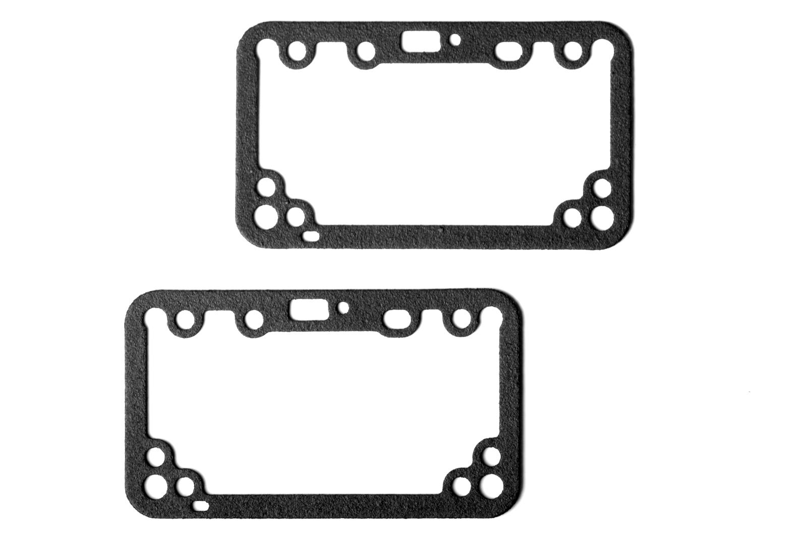 Holley Fuel Bowl Gaskets 108-56-2 Carburetor Gaskets, Bowl, Primary Side, Fiber Material, Black, Model 4180, Pair