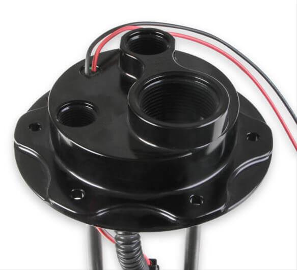 Holley Fuel Cell EFI Pump Module/VR Series Brushless Assemblies 12-143 Pumps, Cell, Drop-In EFI, 335 lph, 130 psi, -8 AN Inlet, -10 AN Outlet, 6-bolt Flange, Each thumbnail 7