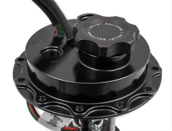 Holley Fuel Cell EFI Pump Module/VR Series Brushless Assemblies 12-148 Pumps, Cell, Drop-In EFI, 170 lph, 130 psi, -8 AN Inlet, -10 AN Outlet, 12-bolt Flange, Each thumbnail 5