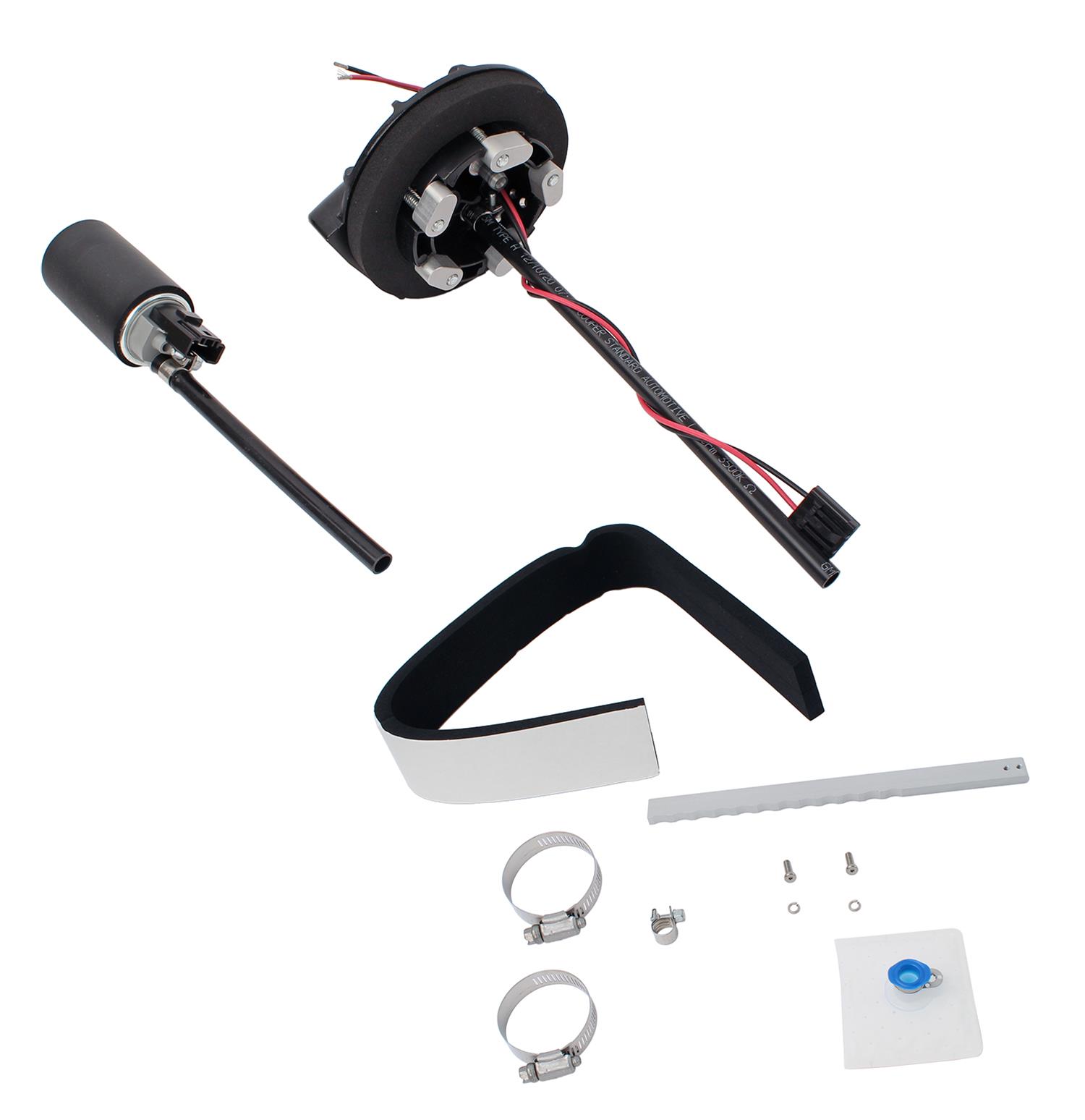 Holley Diecast In-Tank Retrofit Fuel Pump Modules 12-168 Pumps, Electric, In-Tank, Module, 60 psi, 255 lph, Gasoline, E85, Return Style, Each