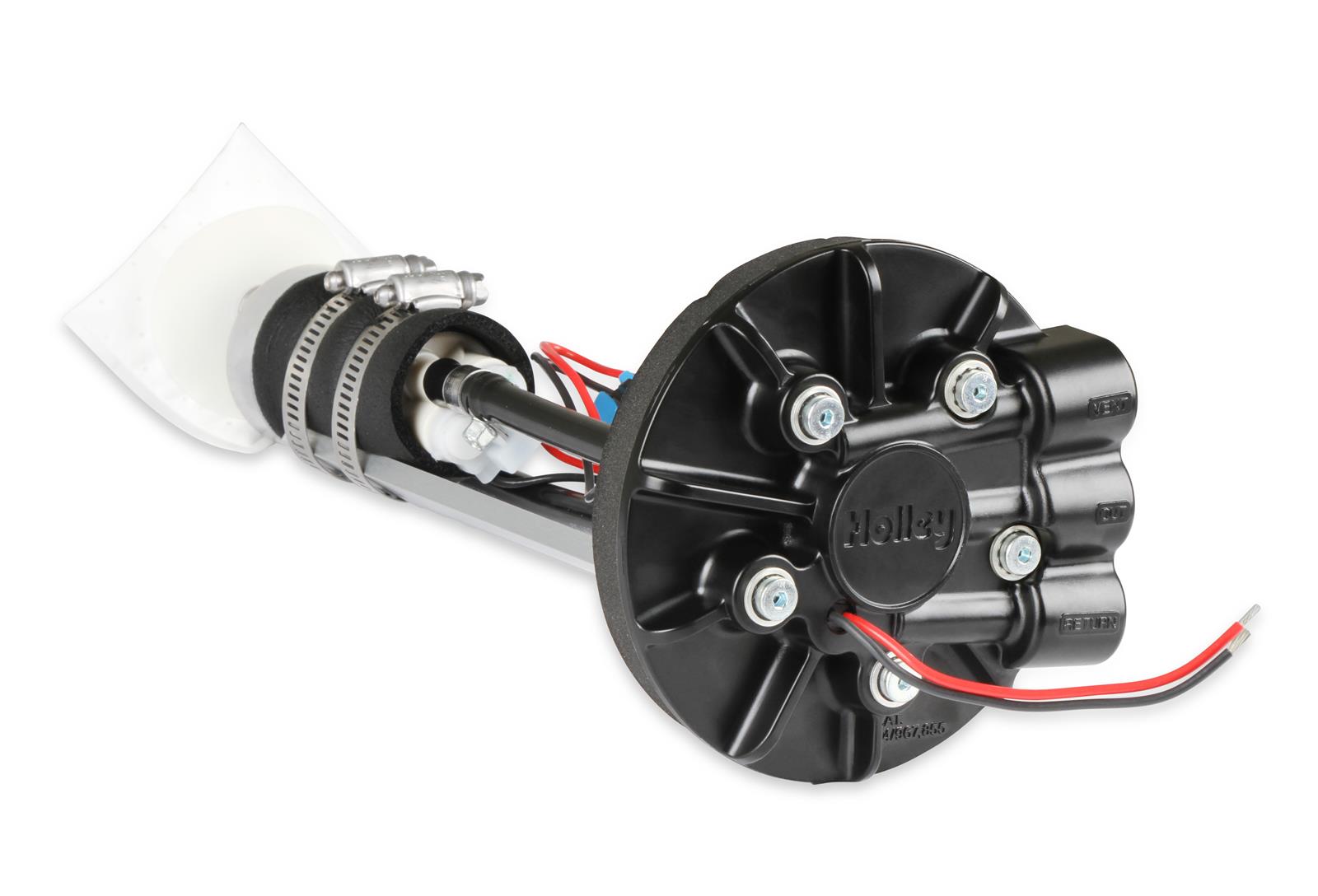 Holley Diecast In-Tank Retrofit Fuel Pump Modules 12-171 Pumps, Die-Cast, Retrofit, Electric, In-Tank, with Return, 119 gph, 450 lph, 60 psi, 12V, 1/4 in.-NPT, Female Thread, Gas, FlexFuel, Each thumbnail 5
