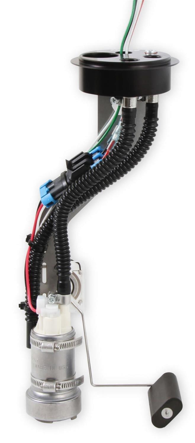 Holley Sniper In-Tank Fuel Pump Modules 12-354 Pump, Sniper, In-Tank, Electric, 6-18 Volt, 139 gph, 60 psi, -6AN O-ring Inlet and Outlet, Sending Unit, Chevy, GMC, Truck, Each thumbnail 6