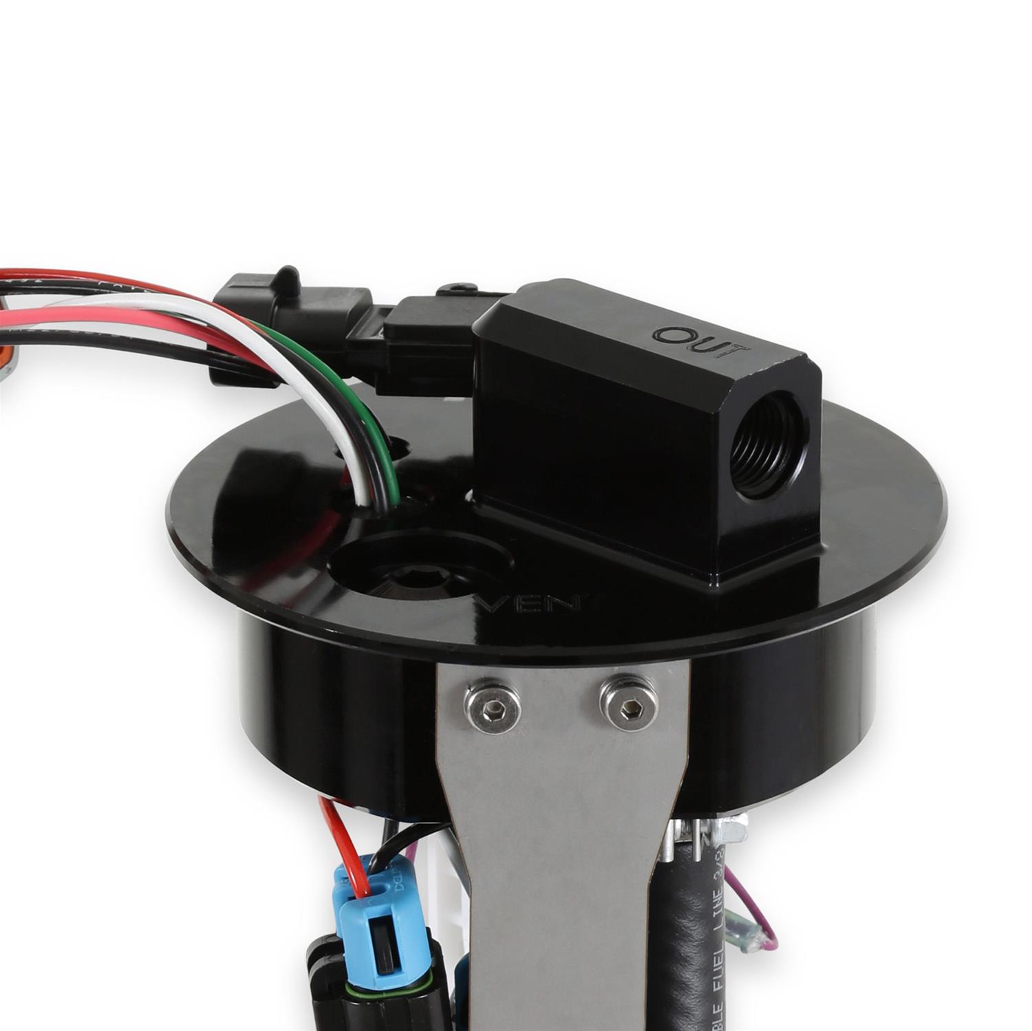 Holley 450 LPH Fuel Pump Modules 12-365 Pumps, Electric, In-Tank, Twin Pump, lph, Billet Aluminum, Gas, E85 Compatible, Chevy, Pontiac, Each thumbnail 9