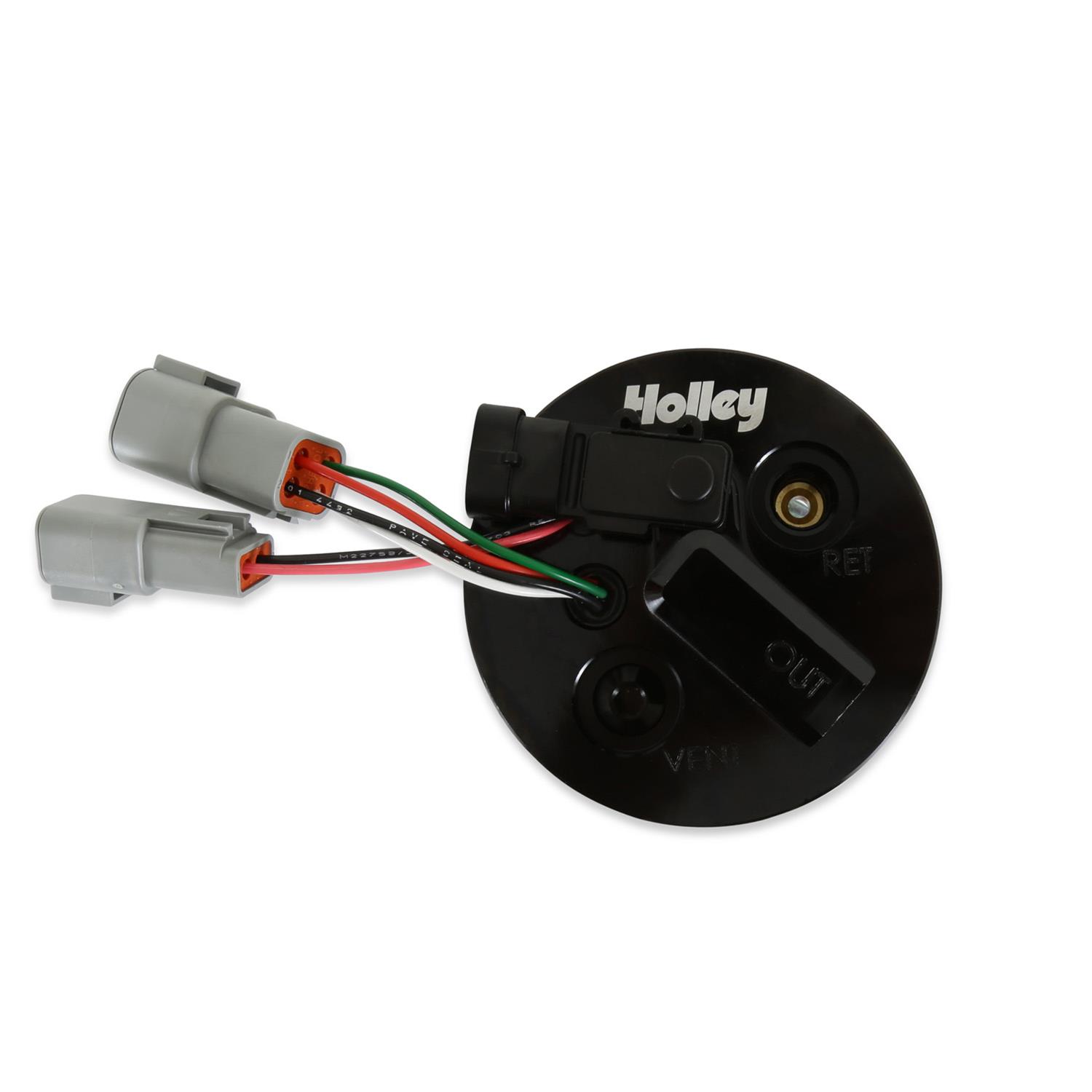 Holley 450 LPH Fuel Pump Modules 12-365 Pumps, Electric, In-Tank, Twin Pump, lph, Billet Aluminum, Gas, E85 Compatible, Chevy, Pontiac, Each thumbnail 6