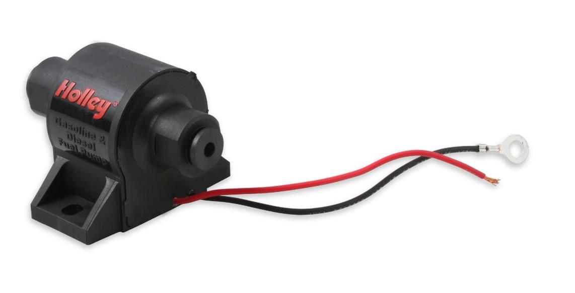 Holley Mighty Mite Electric Fuel Pumps 12-427 Pumps, Mite, Electric, 7 psi, 32 gph Free Flow Rate, 1/8 in. NPT Female Threads Inlet/Outlet, Each thumbnail 2