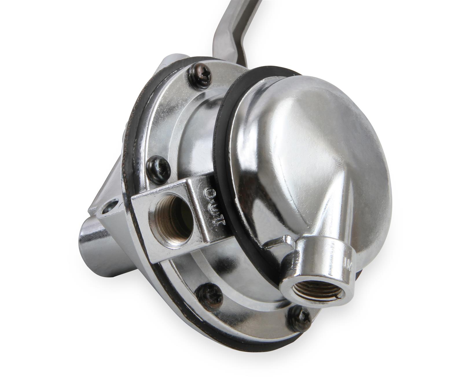 Holley Mechanical Fuel Pumps 12-460-11 Pumps, Mechanical, 110 gph, 6.5-8 psi, Aluminum, Silver, 3/8 in. NPT, Female Thread, Inlet and Outlet, Ford, 429ci, 460ci, Each
