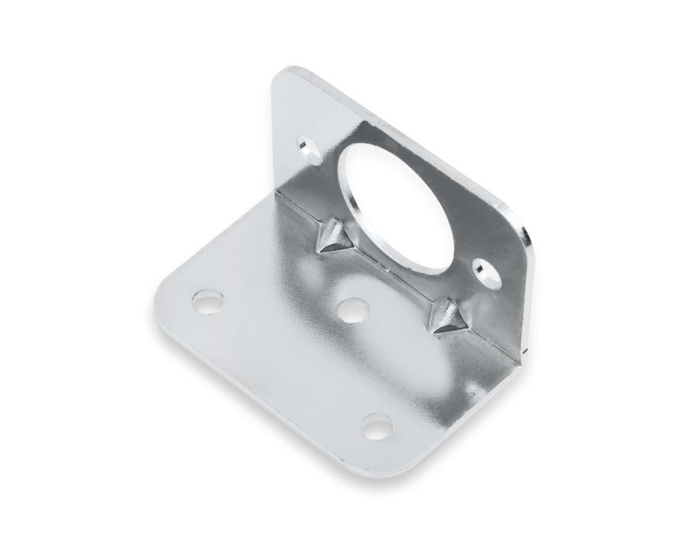 Holley Fuel Pressure Regulators 12-804 Regulators, Low Pressure, 1-4.psi, No Return, Inline, 3/8 in. NPT Ports, Female Thread, Aluminum, Chrome Plated, with Bracket, Each thumbnail 6