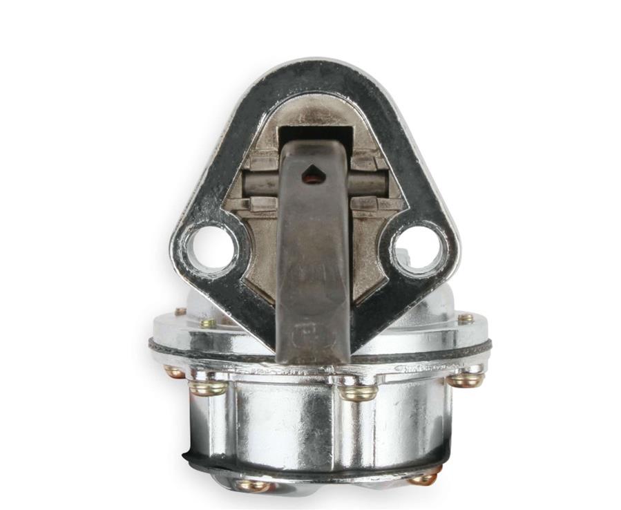Holley Mechanical Fuel Pumps 12-834 Pumps, Mechanical, 80 gph, 7.5 psi, 1/4-NPT Female Thread, Inlet and Outlet, Aluminum, Silver, Rotatable, Chevy, 262-400ci, Gen I, Each thumbnail 5
