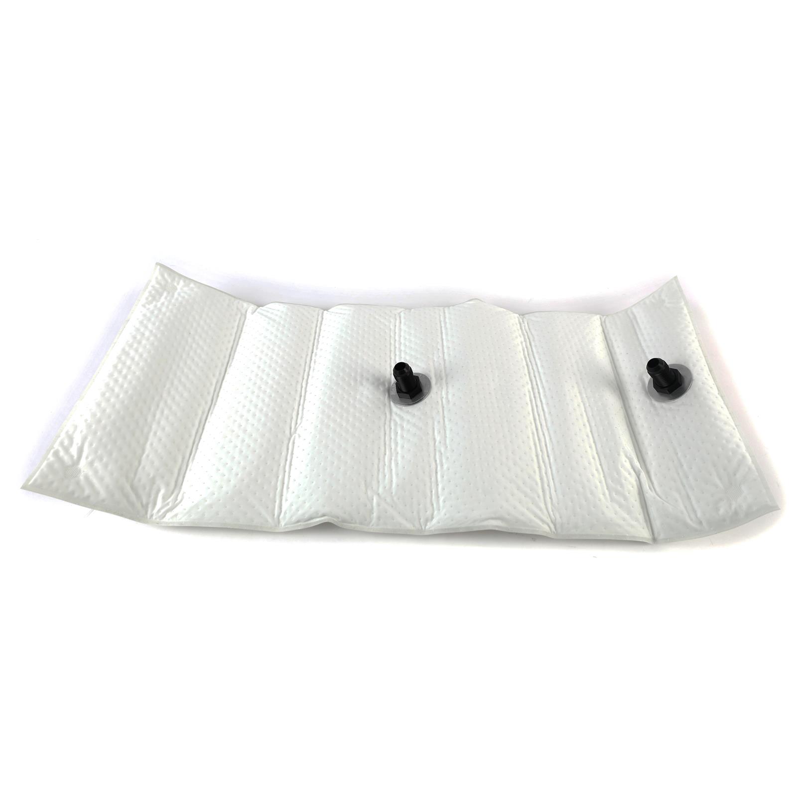 Holley ARCA Racing Series HydraMat Fuel Reservoir Systems 12-925-1 Strainers, HydroMat, Pickup, Center and Side Outlet, -10 AN Male, 30.00 in. Long, 14.00 In. Wide, Road Course, Circle Track use, Each