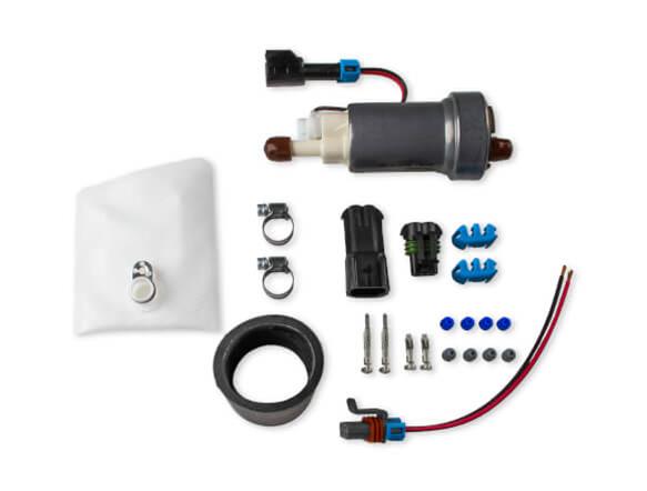 Holley Electric In-Tank Fuel Pumps 12-963 Pumps, Electric, In-Tank, 470 lph, 60 psi, 12V, Hose Barb Attachments, Wire Harness, Universal, Each thumbnail 2