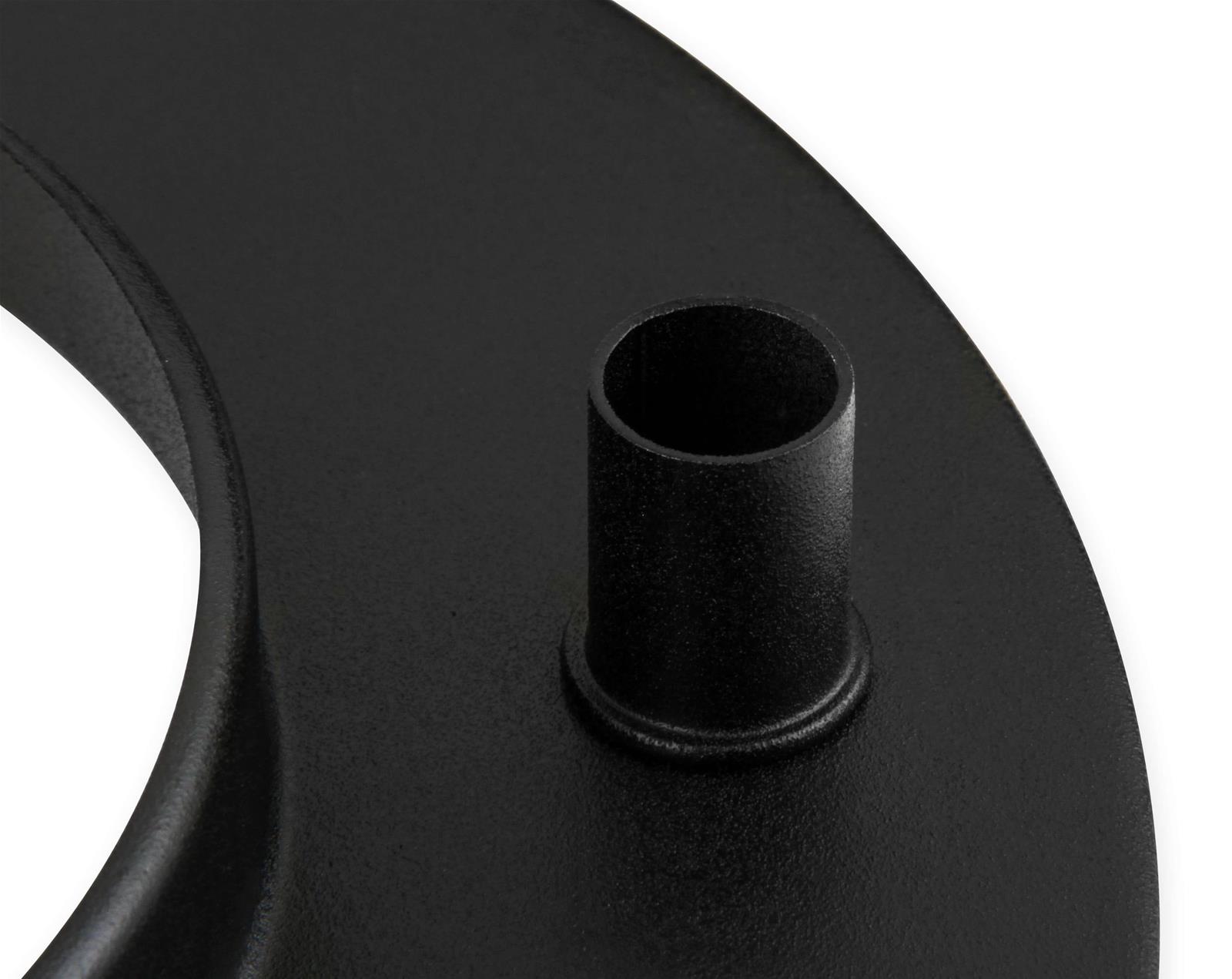 Holley Air Cleaner Assemblies 120-145B Cleaners, 10 in. Diameter, Round, Steel/Black, Logo, 2 in. Filter Height, Each thumbnail 6