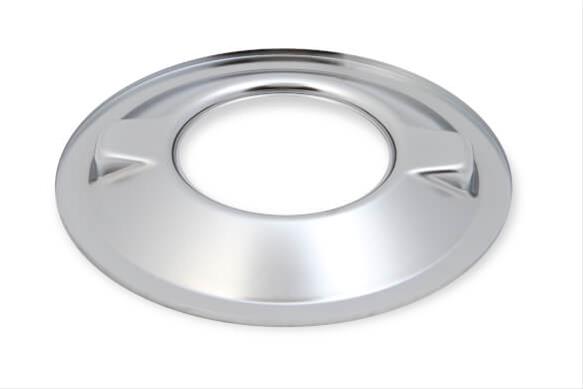 Holley 4500 Drop Base Air Cleaner Assemblies 120-4560 Cleaners, 16 in. Round, 7.50 in. Horn, Dropped Base, Steel, Chrome, Cotton Gauze Filter, Red, 6 in. Tall, fits Model 4500, Each thumbnail 5